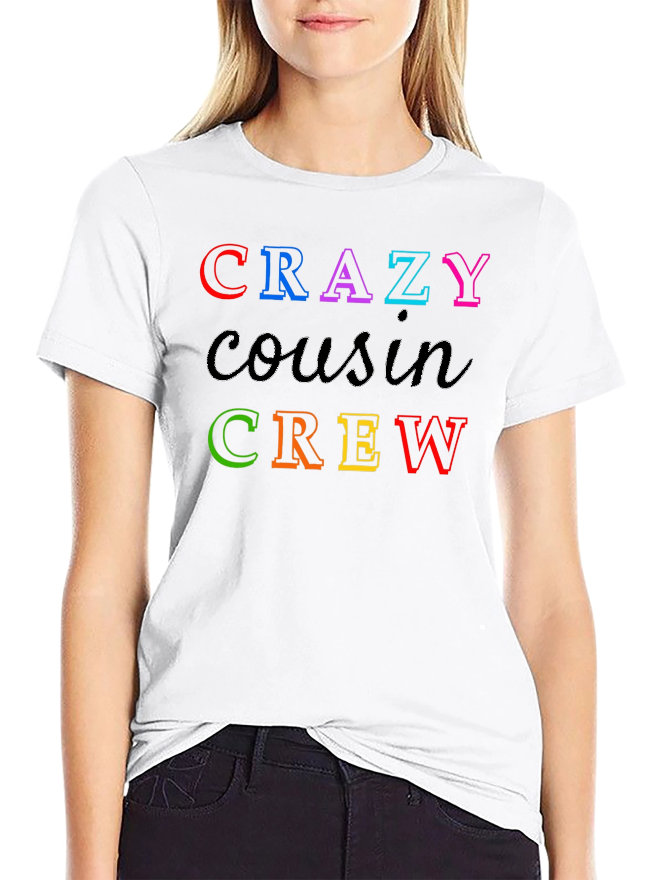 Crazy Cousin Crew Graphic T-Shirt