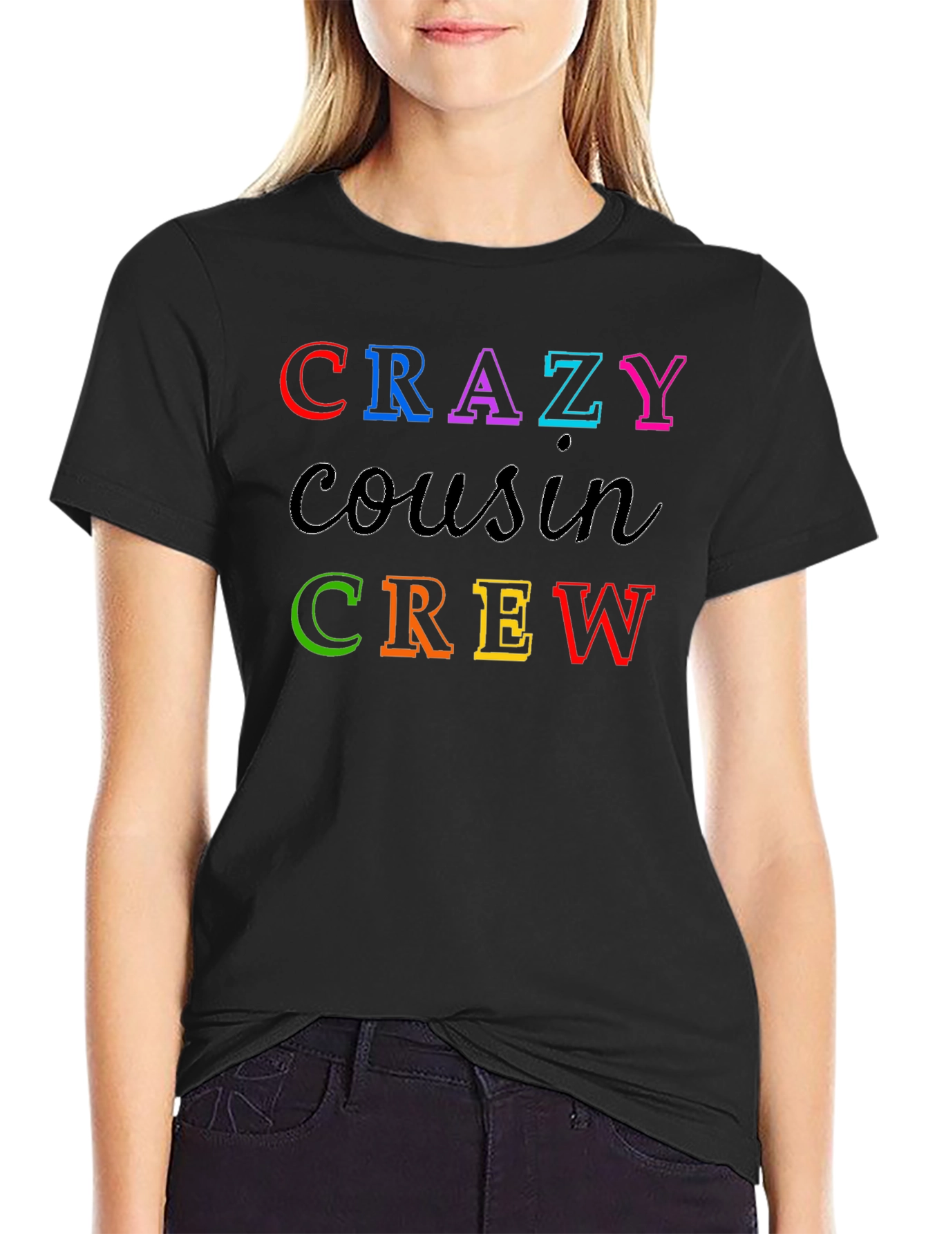 Crazy Cousin Crew Graphic T-Shirt