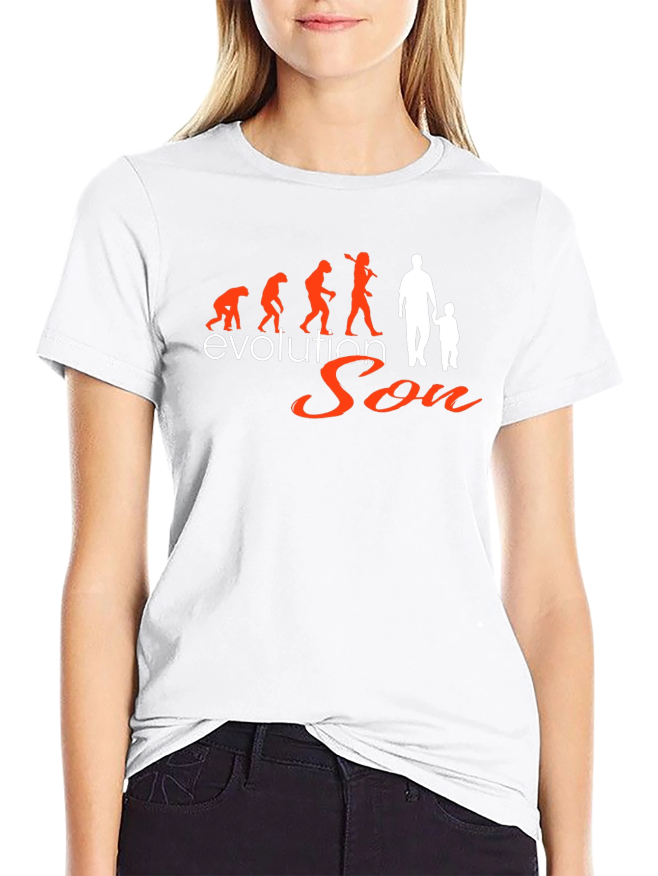 Evolution Son Graphic Tee - Black Mens T-Shirt
