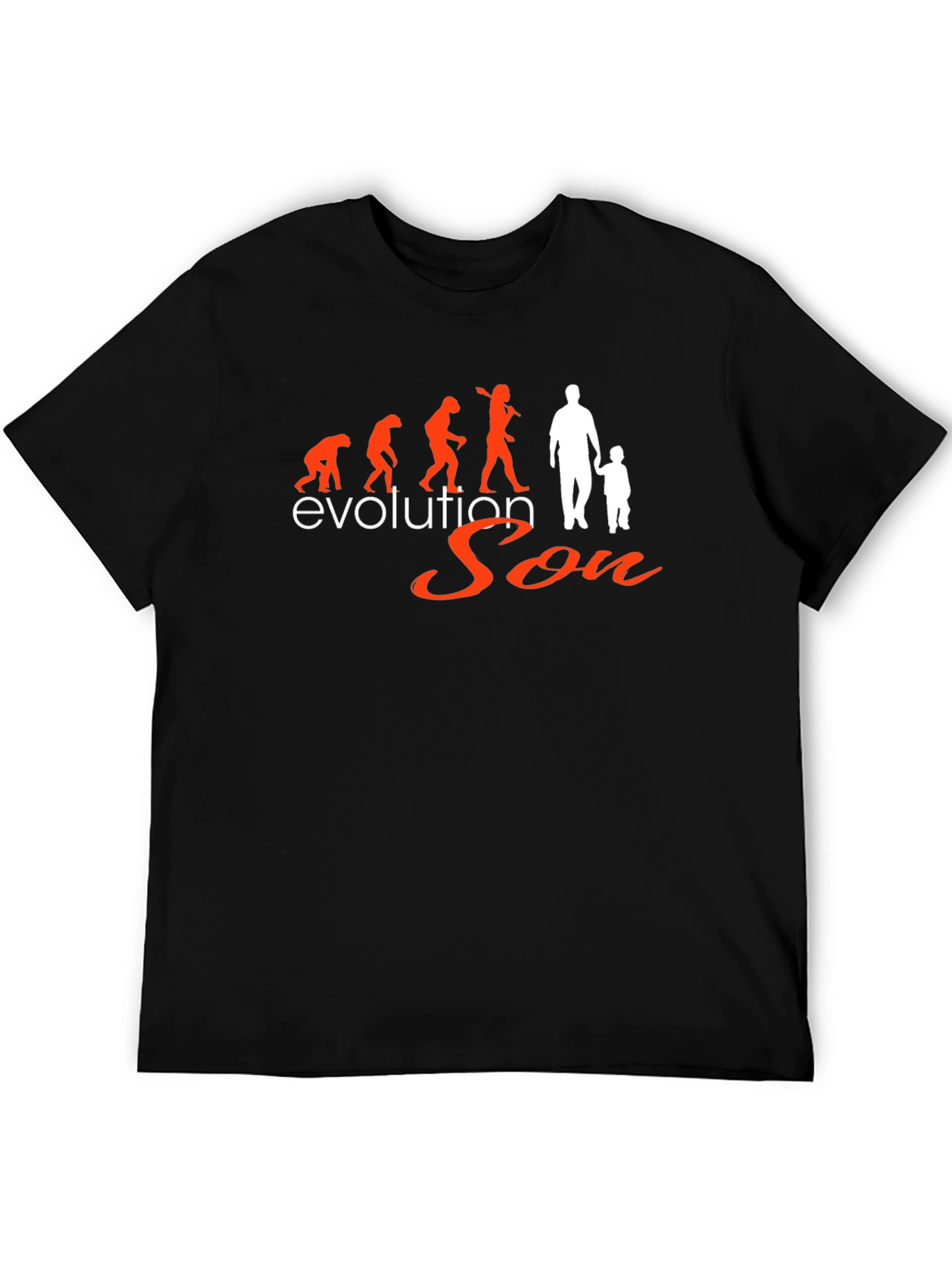 Evolution Son Graphic Tee - Black Mens T-Shirt