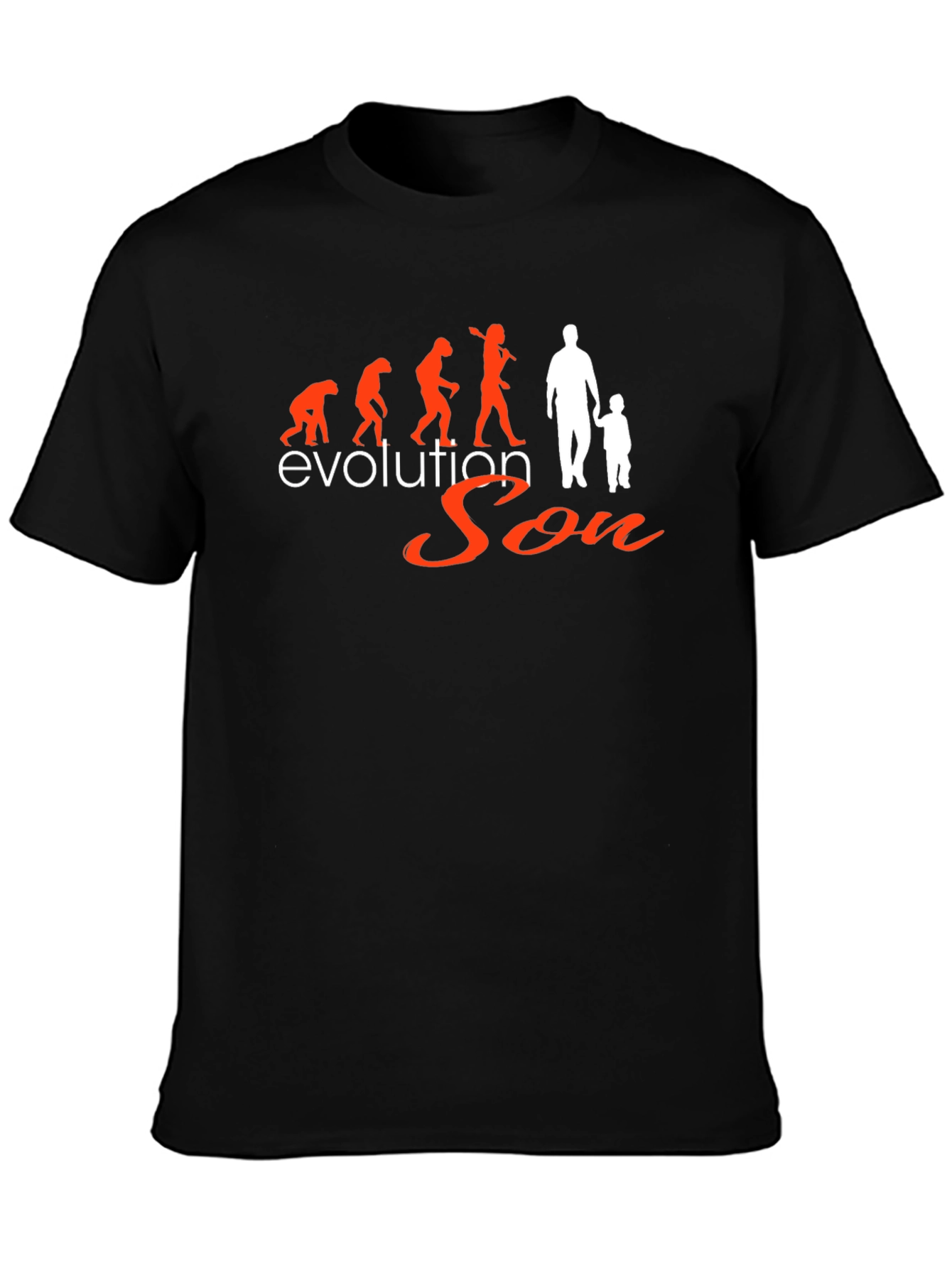 Evolution Son Graphic Tee - Black Mens T-Shirt