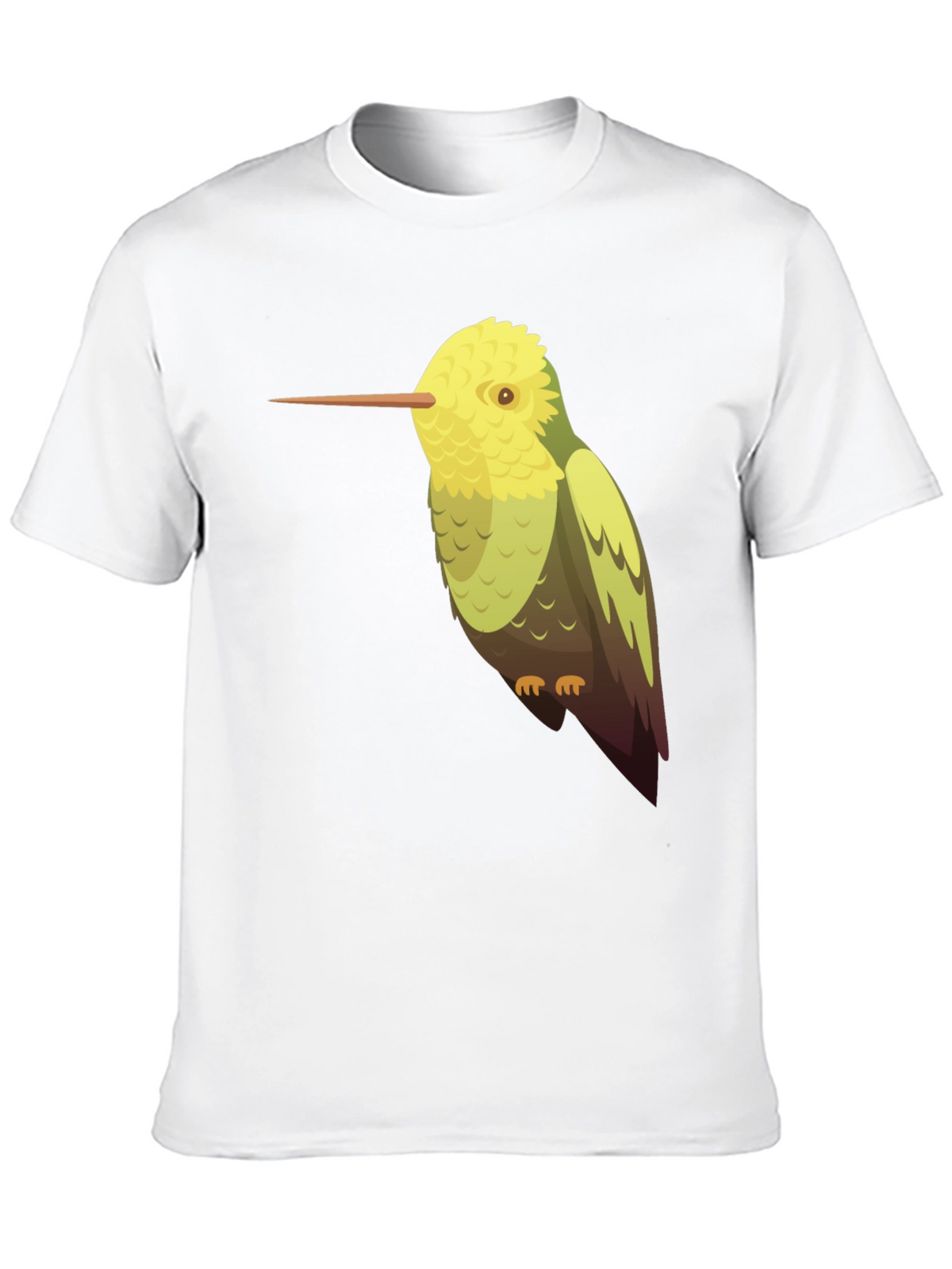 Hummingbird Graphic Tee - Black Cotton Blend