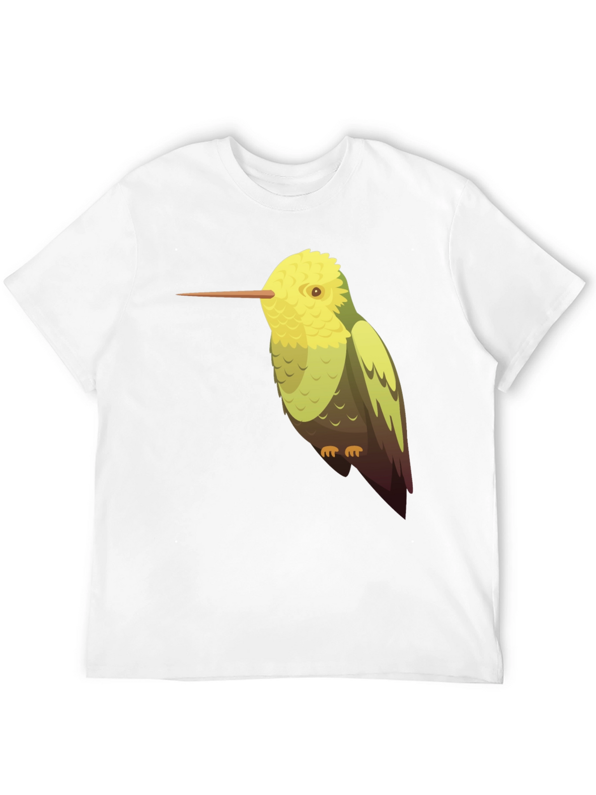 Hummingbird Graphic Tee - Black Cotton Blend