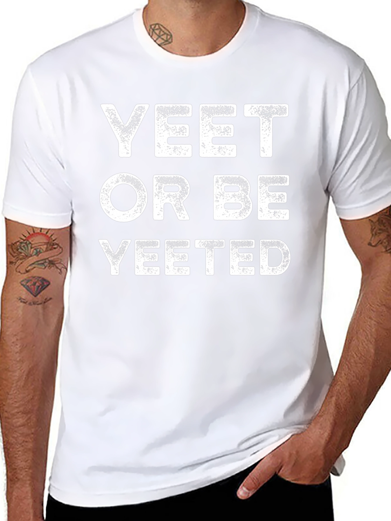Yeet or Be Yeeted Funny Graphic T-Shirt