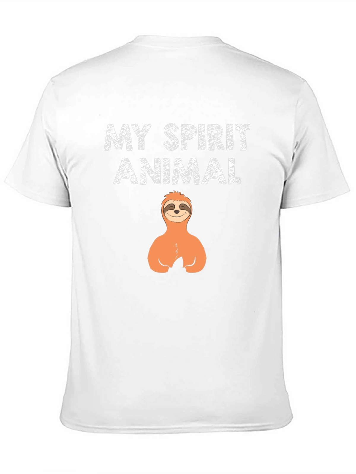 My Spirit Animal Sloth Black T-Shirt