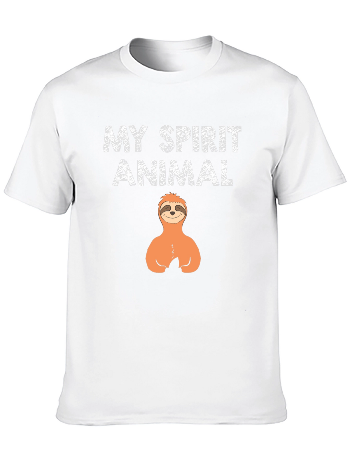 My Spirit Animal Sloth Black T-Shirt