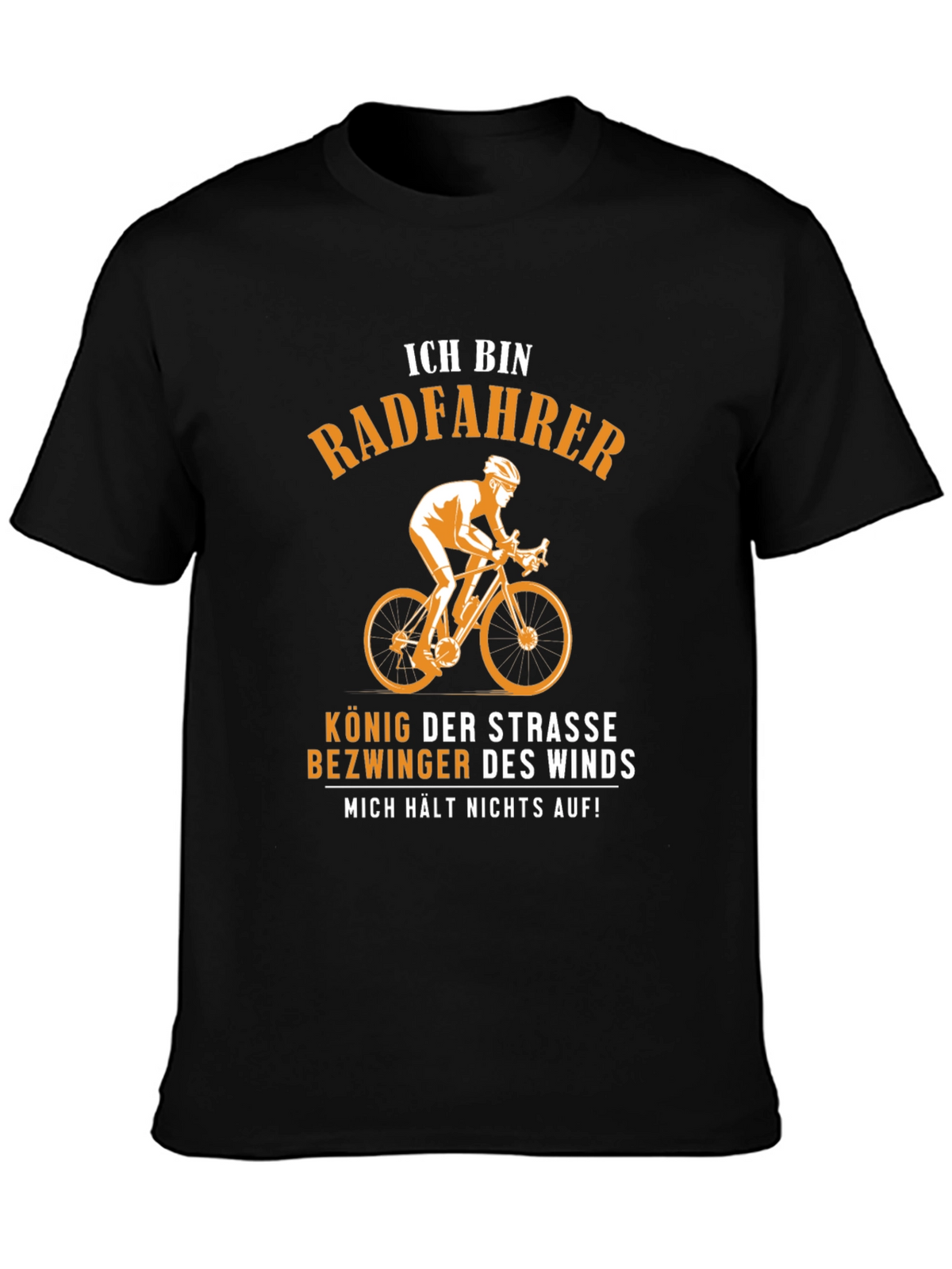 Funny German Biker T-Shirt - Ich Bin Radfahrer