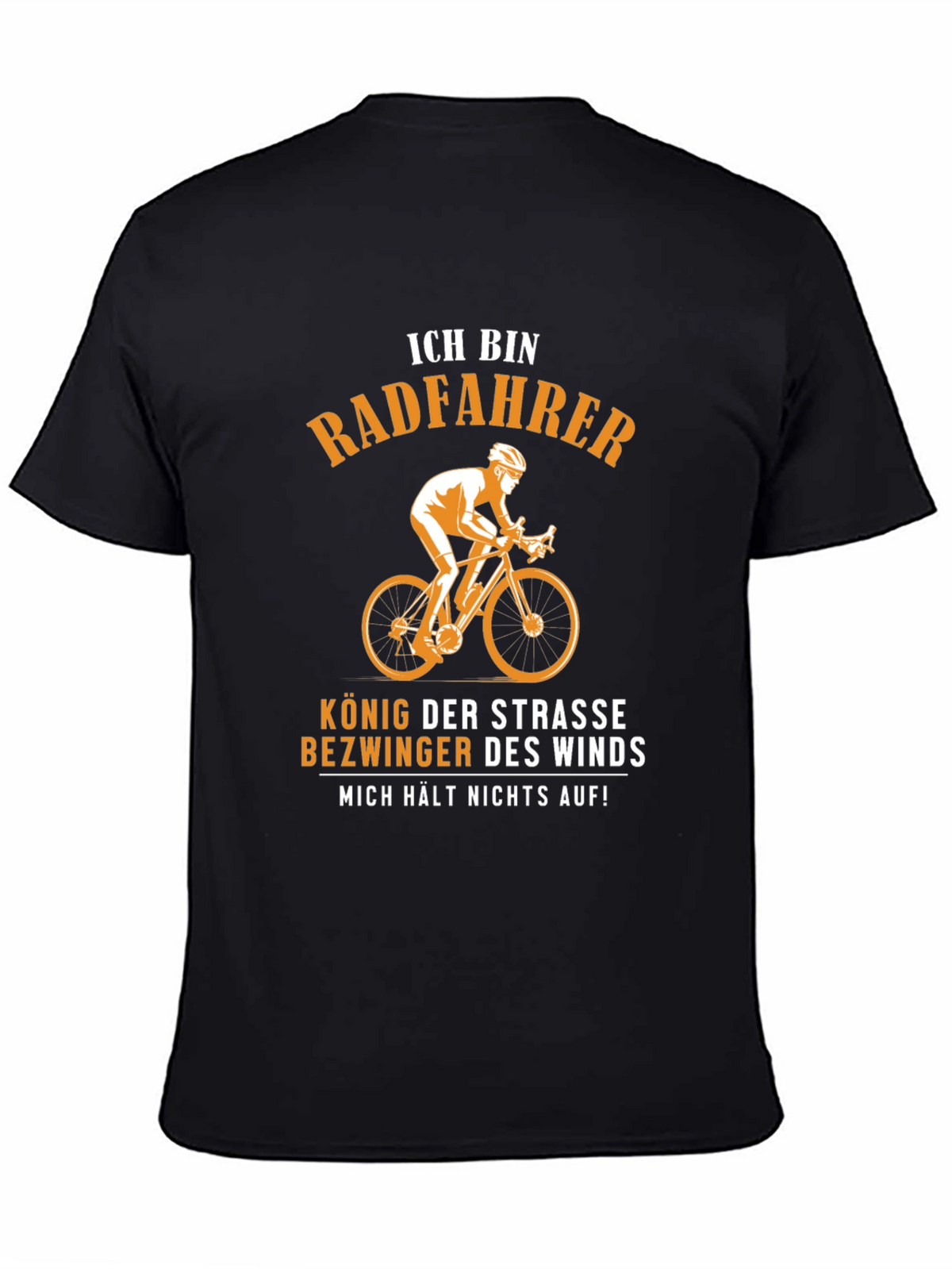 Funny German Biker T-Shirt - Ich Bin Radfahrer
