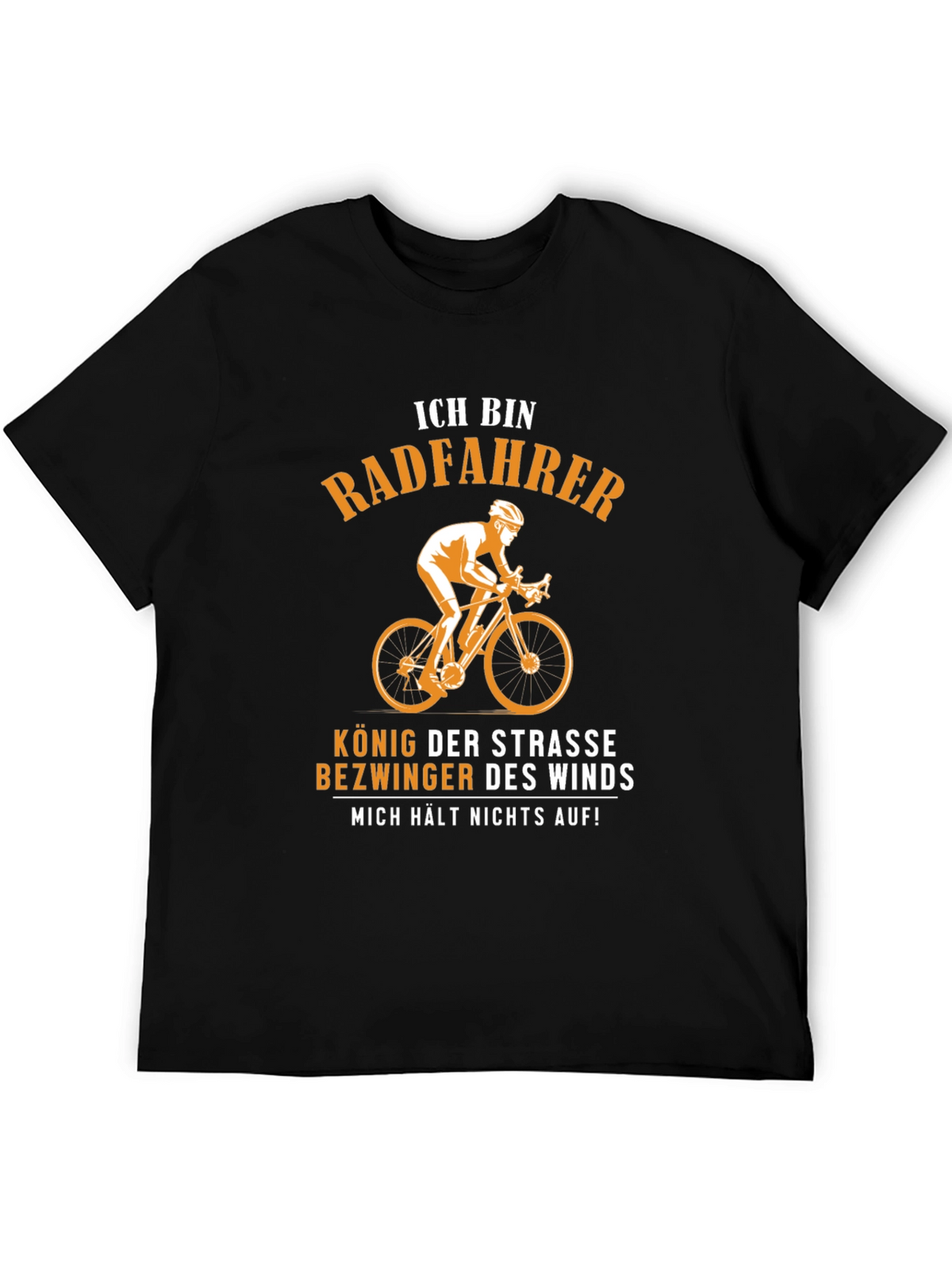 Funny German Biker T-Shirt - Ich Bin Radfahrer