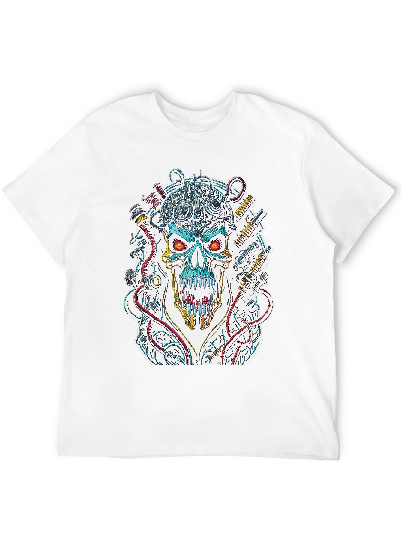 Cyberpunk Skull Graphic Tee