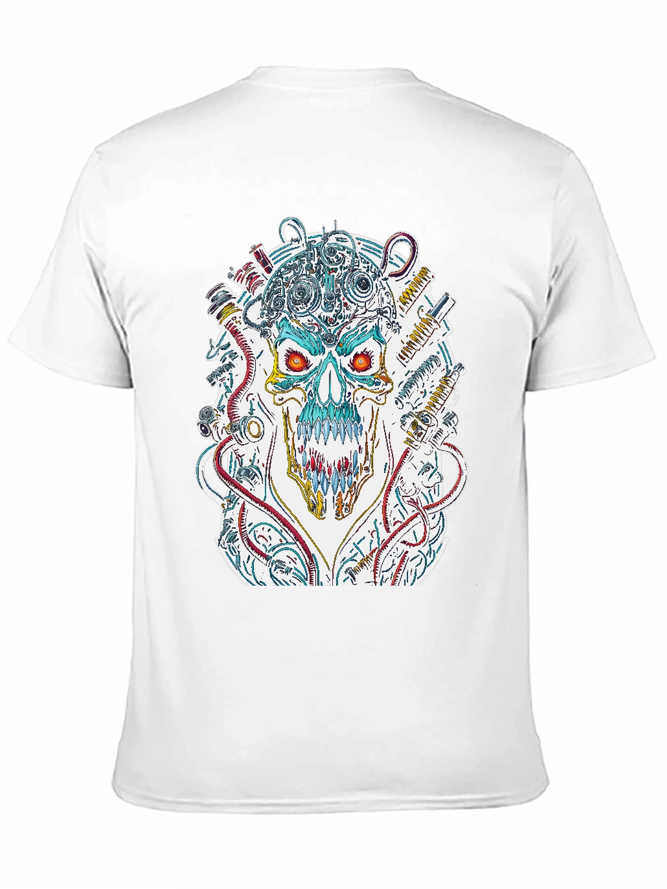 Cyberpunk Skull Graphic Tee