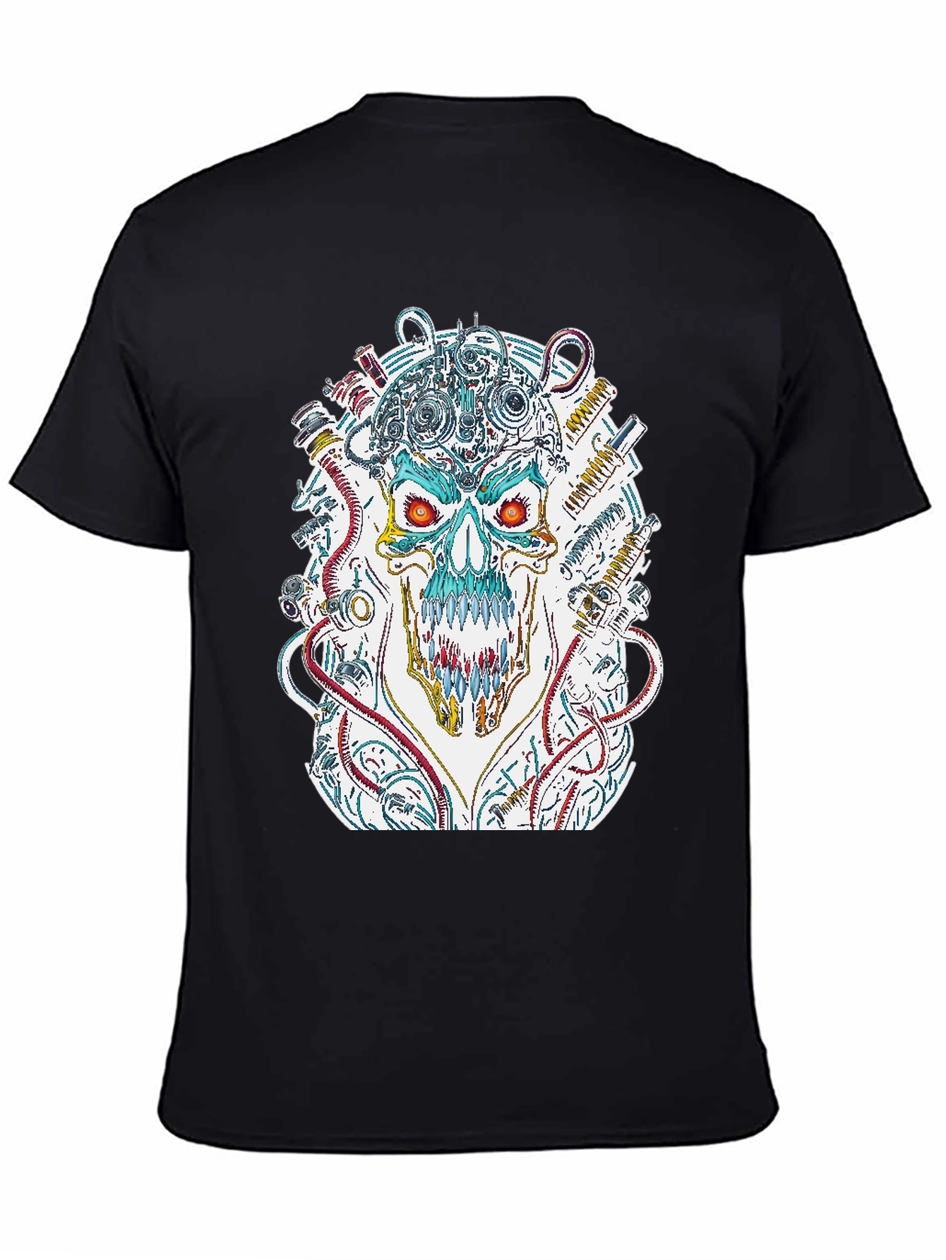 Cyberpunk Skull Graphic Tee