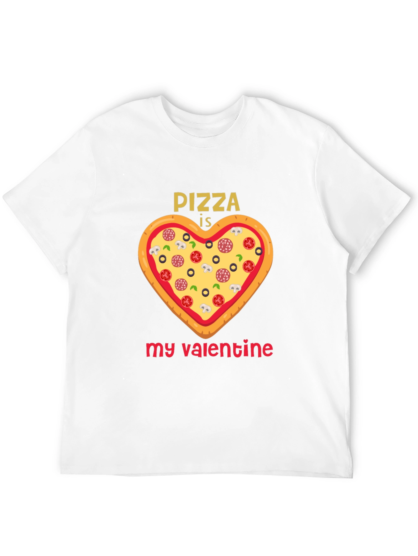 Pizza is My Valentine Graphic Tee