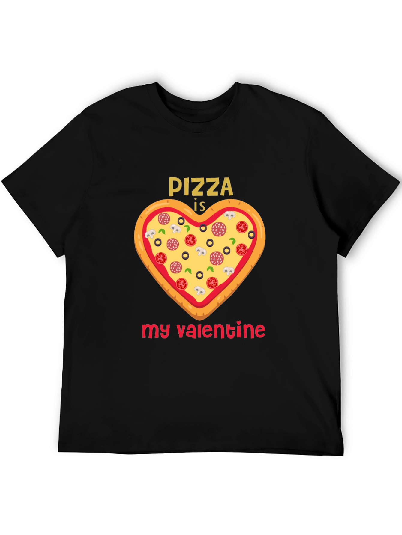 Pizza is My Valentine Graphic Tee
