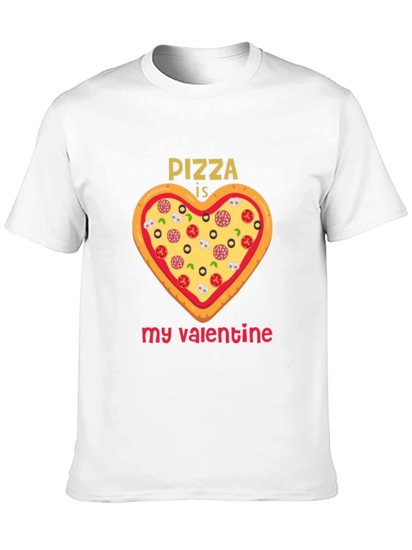 Pizza is My Valentine Graphic Tee