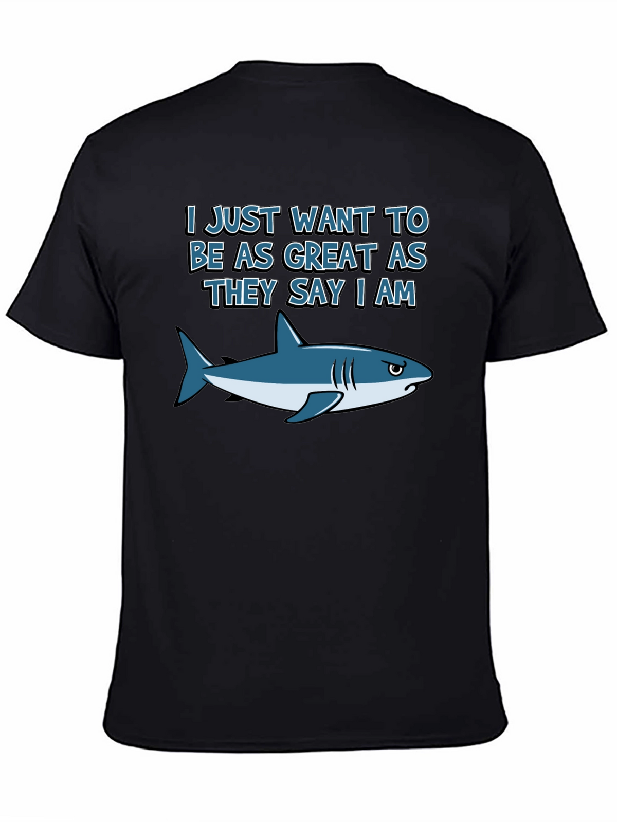 Great White Shark Graphic T-Shirt - Funny Tee