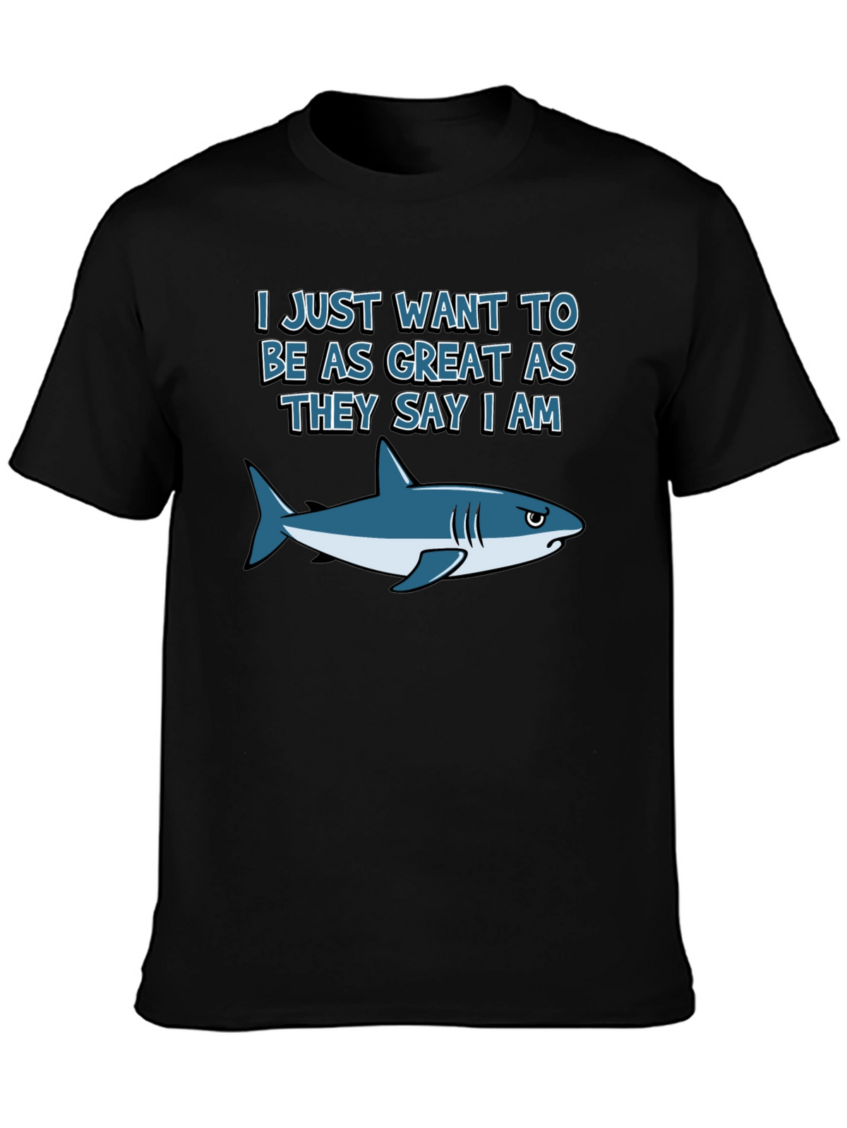 Great White Shark Graphic T-Shirt - Funny Tee