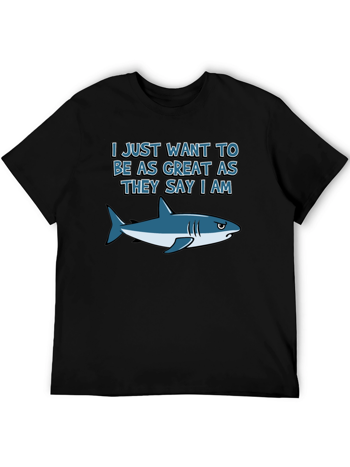 Great White Shark Graphic T-Shirt - Funny Tee