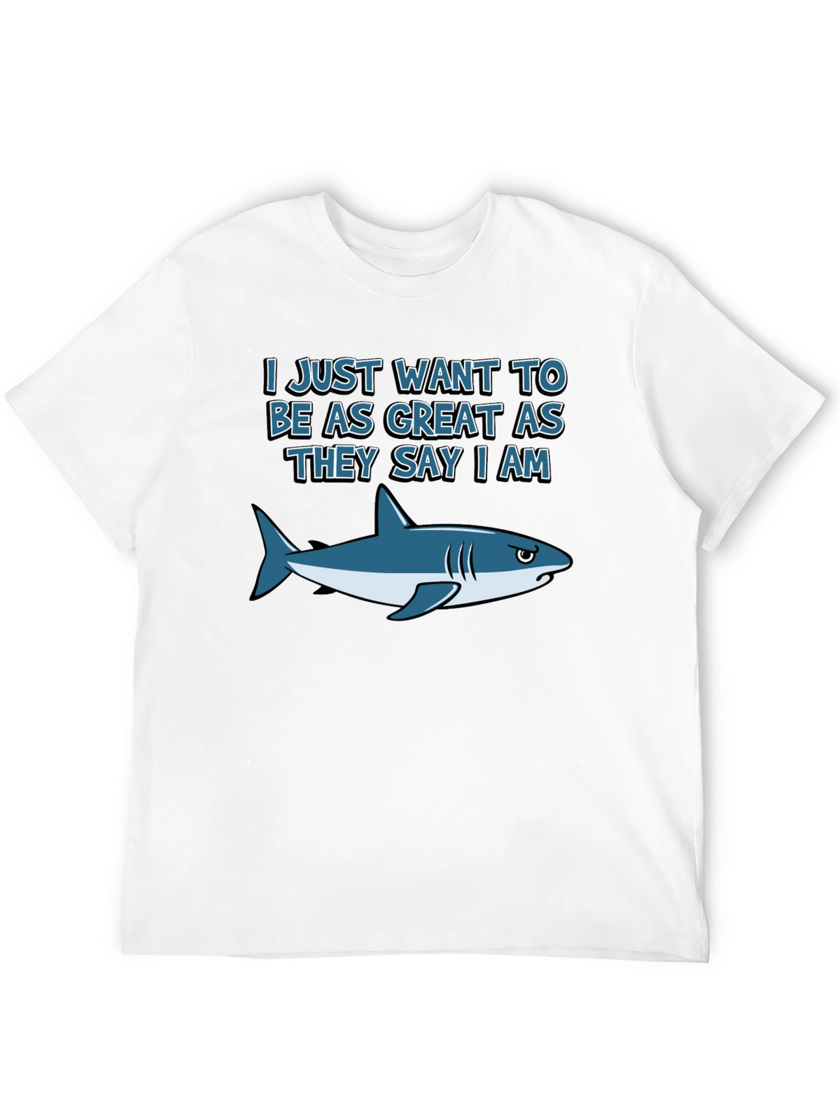 Great White Shark Graphic T-Shirt - Funny Tee
