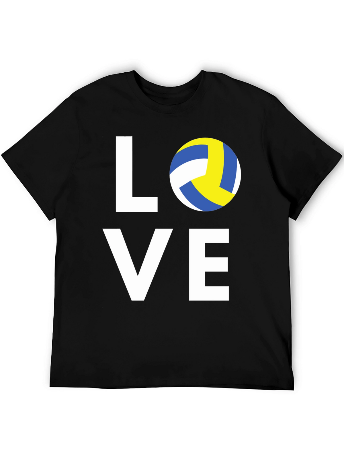 Love Volleyball Graphic Tee - Black