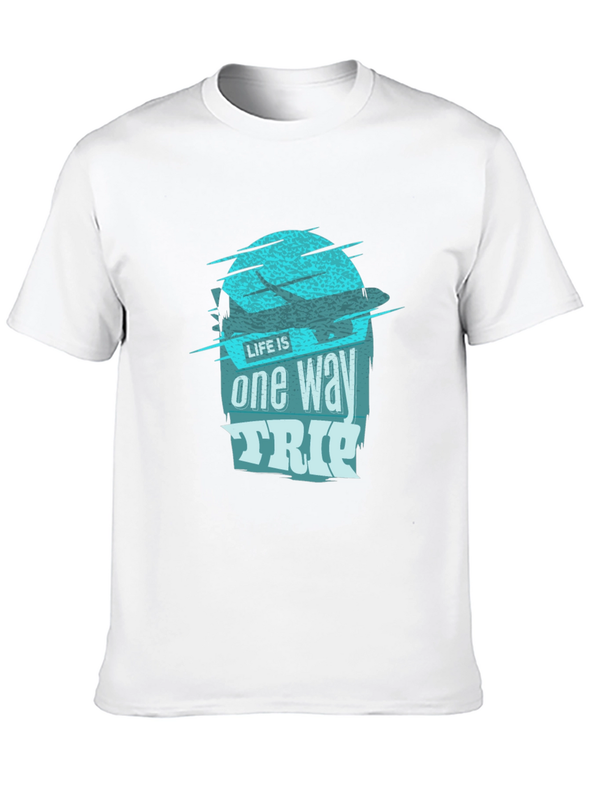One Way Trip Graphic Tee - Black