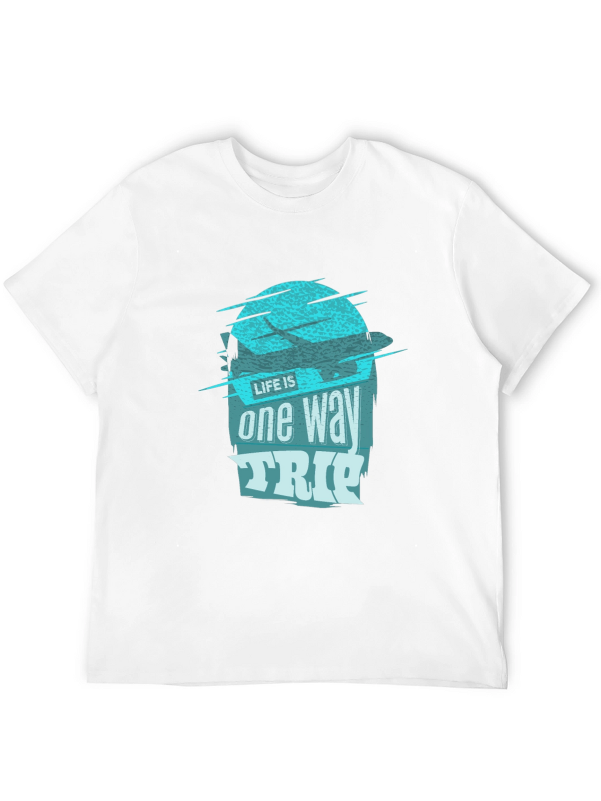 One Way Trip Graphic Tee - Black