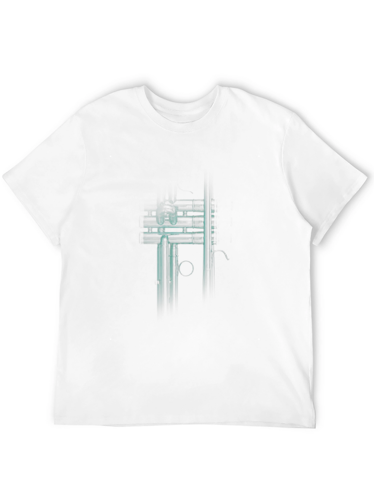 Retro Pipes Graphic Tee - Stylish Comfort