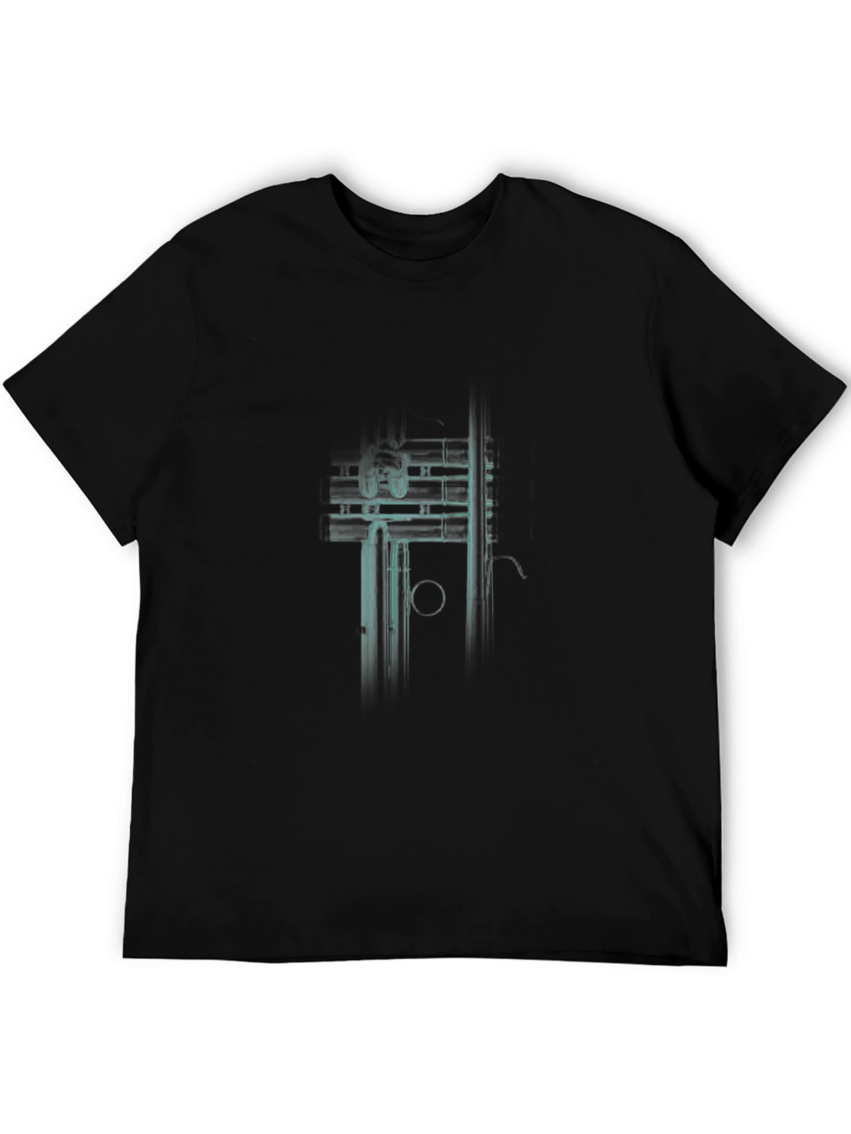 Retro Pipes Graphic Tee - Stylish Comfort