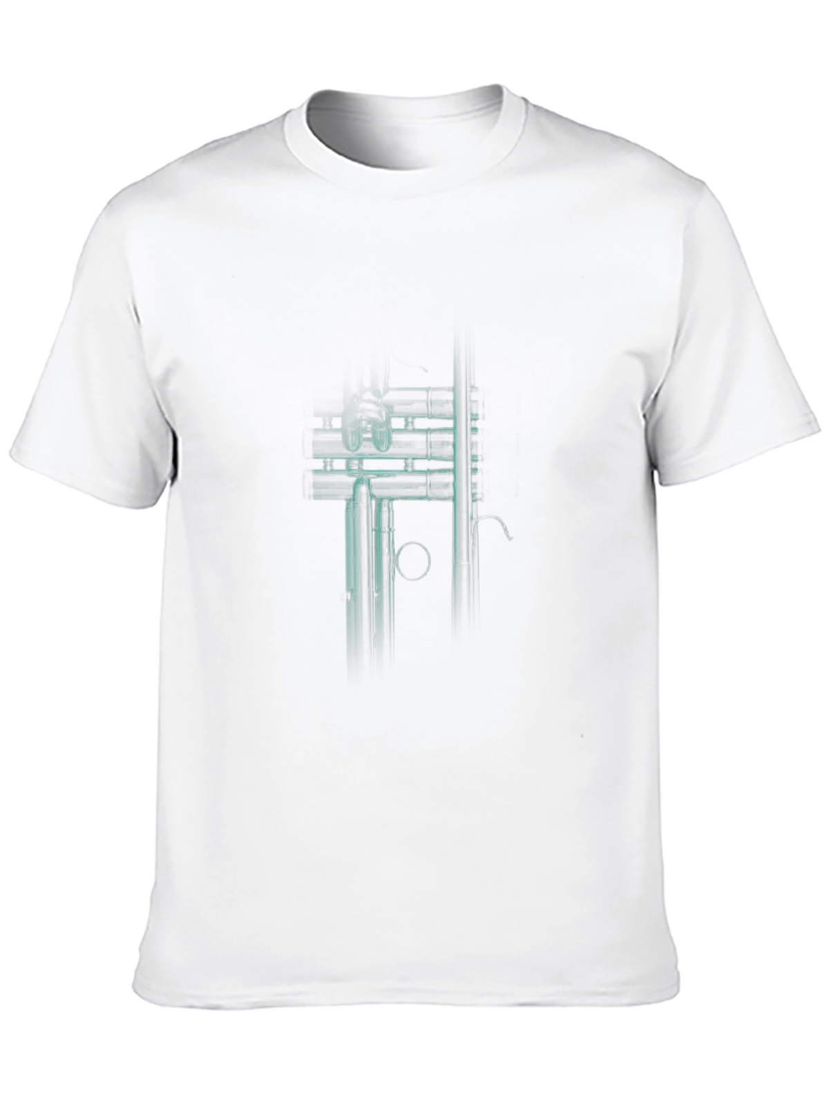 Retro Pipes Graphic Tee - Stylish Comfort