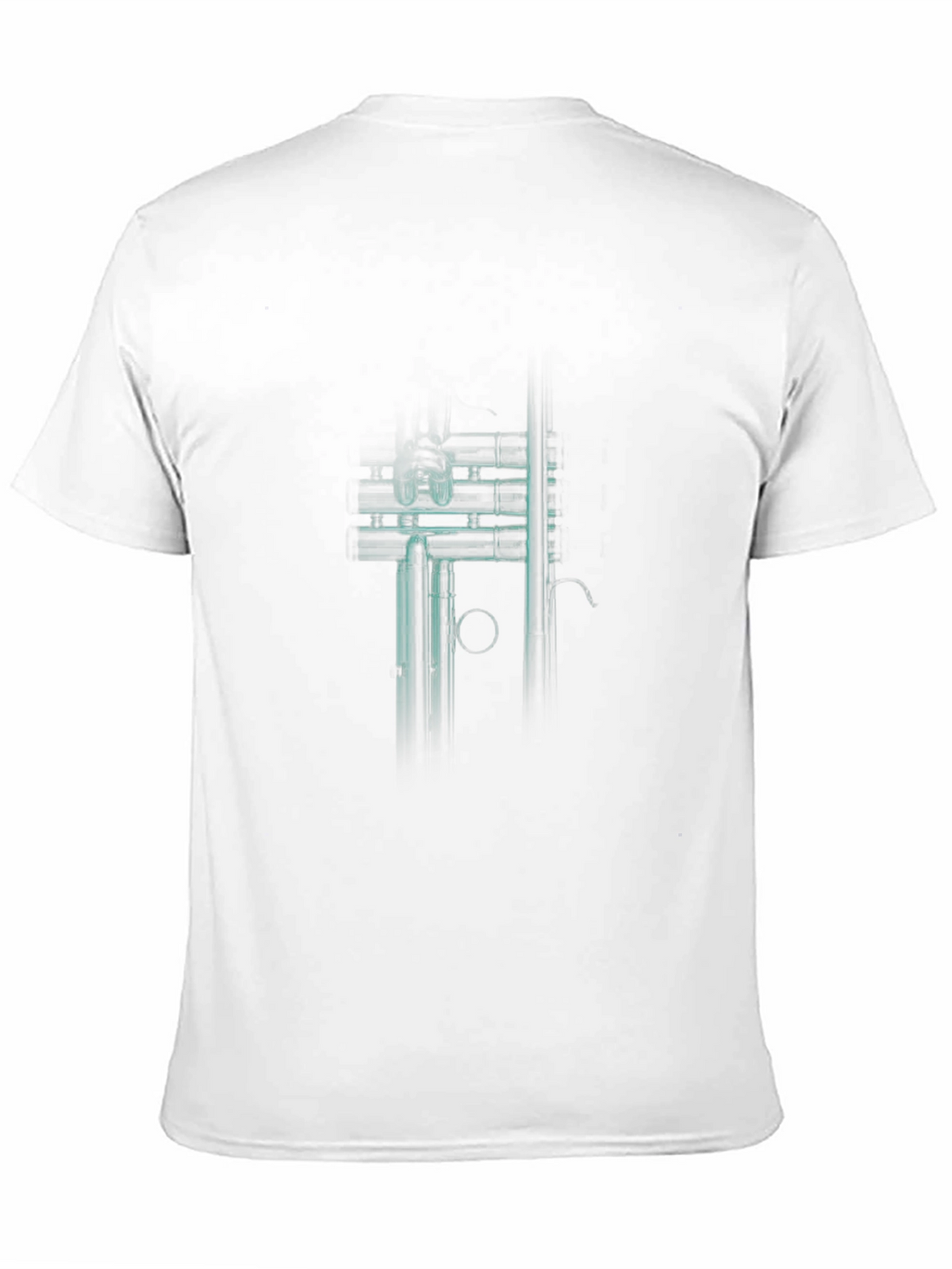 Retro Pipes Graphic Tee - Stylish Comfort