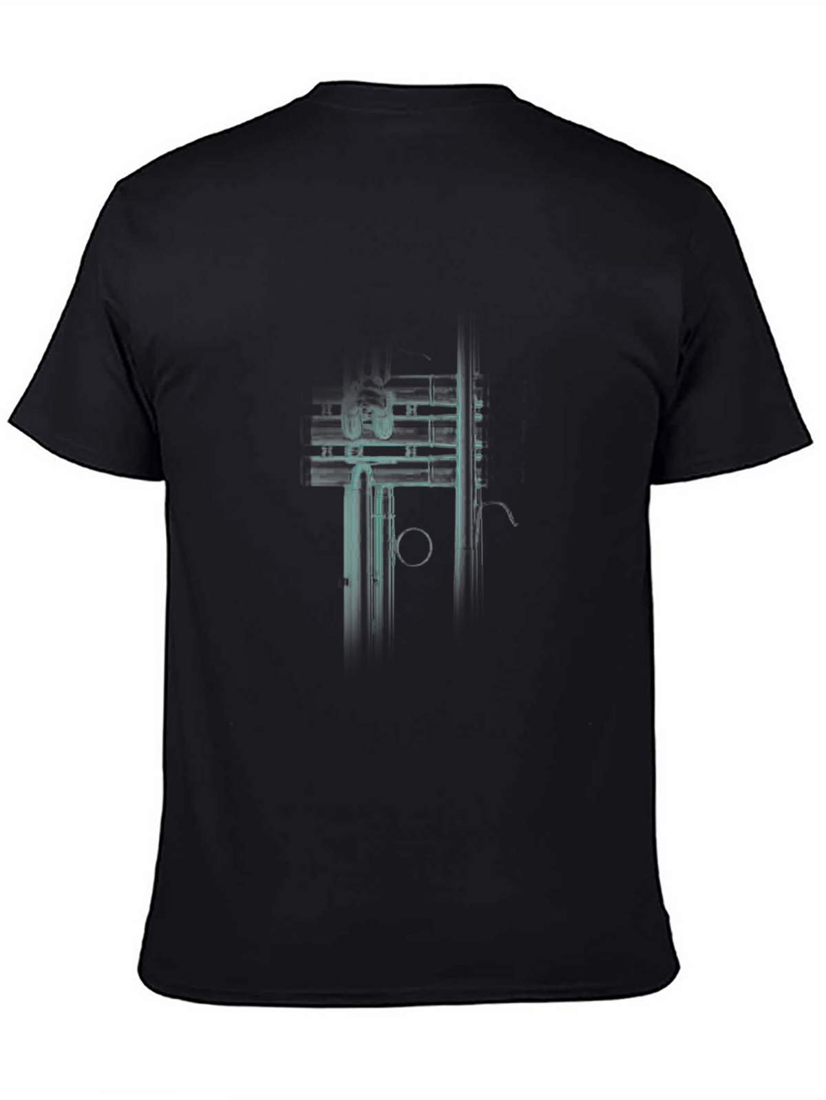 Retro Pipes Graphic Tee - Stylish Comfort