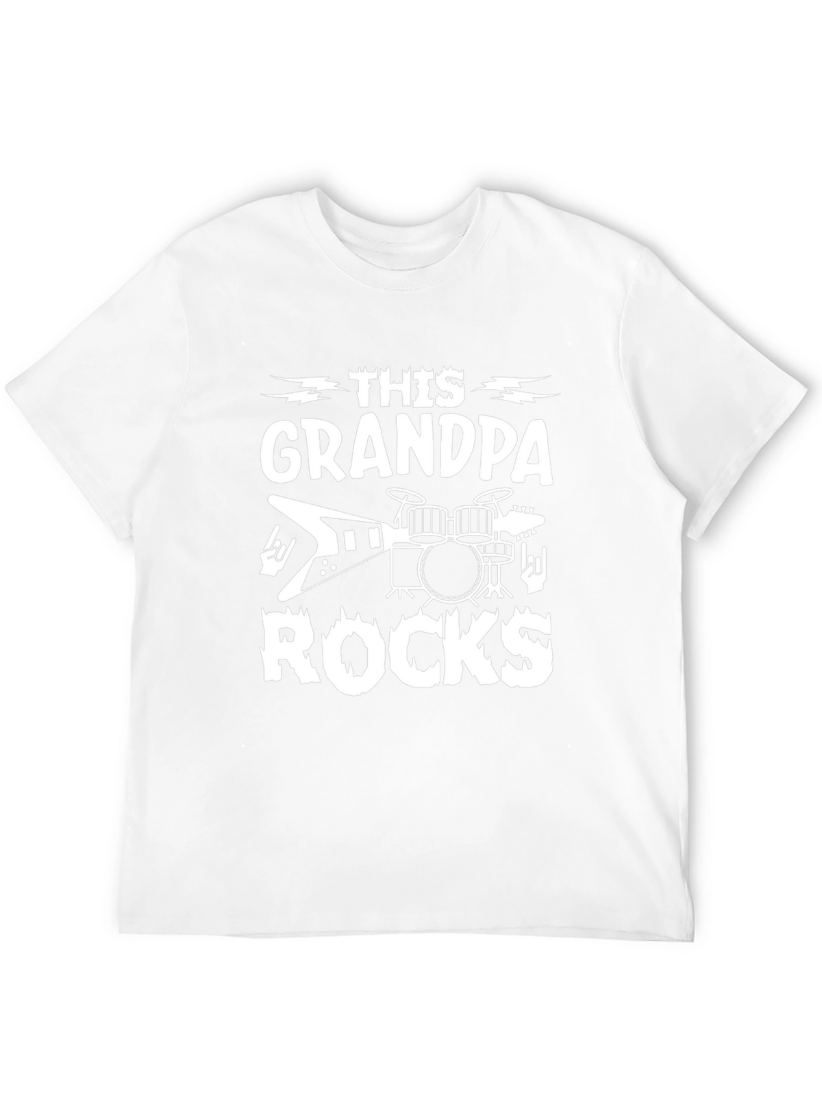 This Grandpa Rocks T-Shirt - Musician Gift