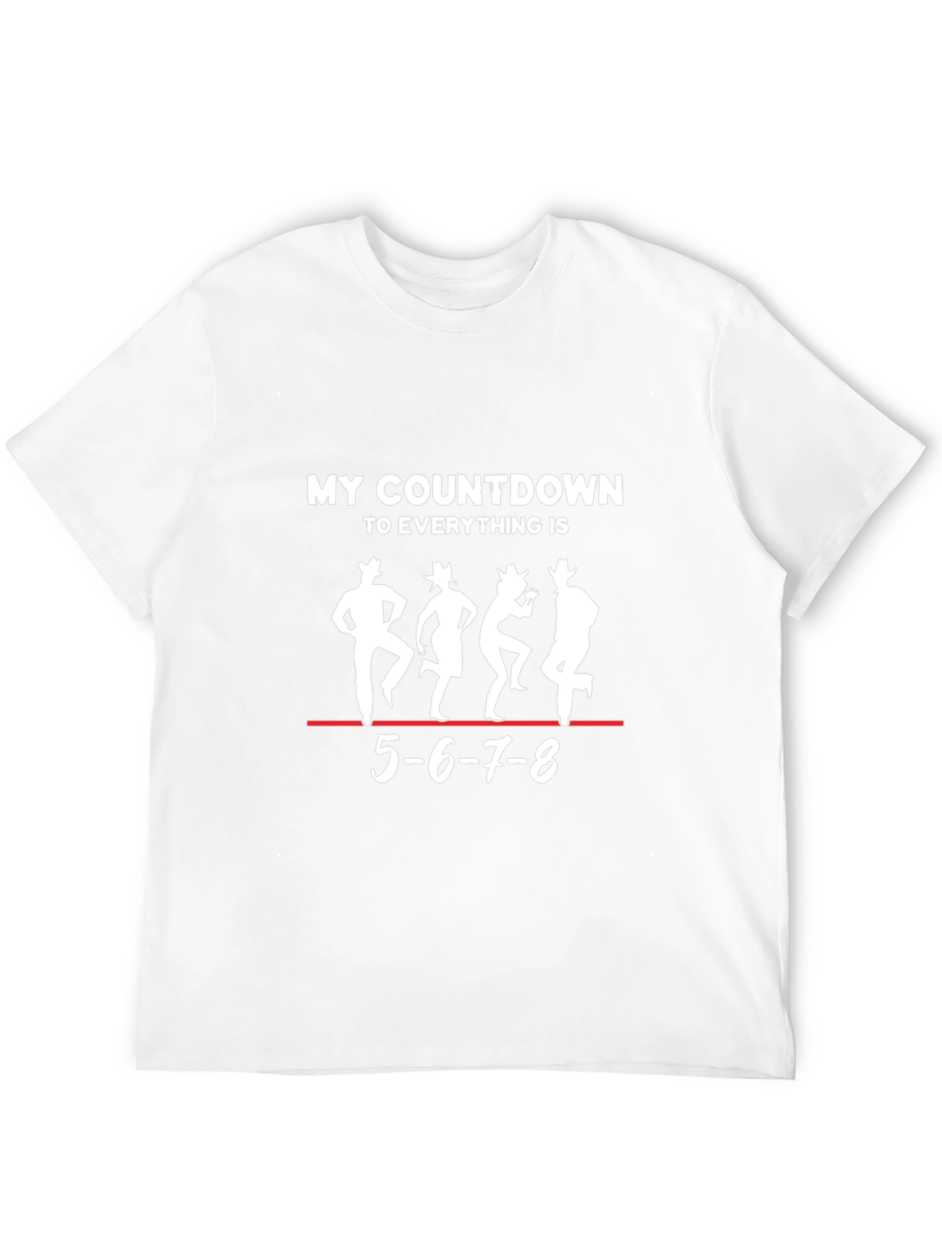 Countdown Dance T-Shirt - Line Dancing Design