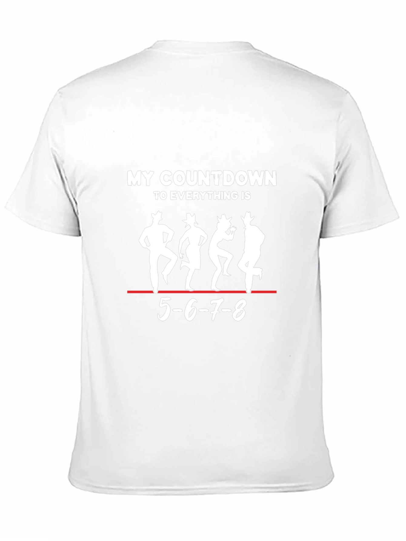 Countdown Dance T-Shirt - Line Dancing Design