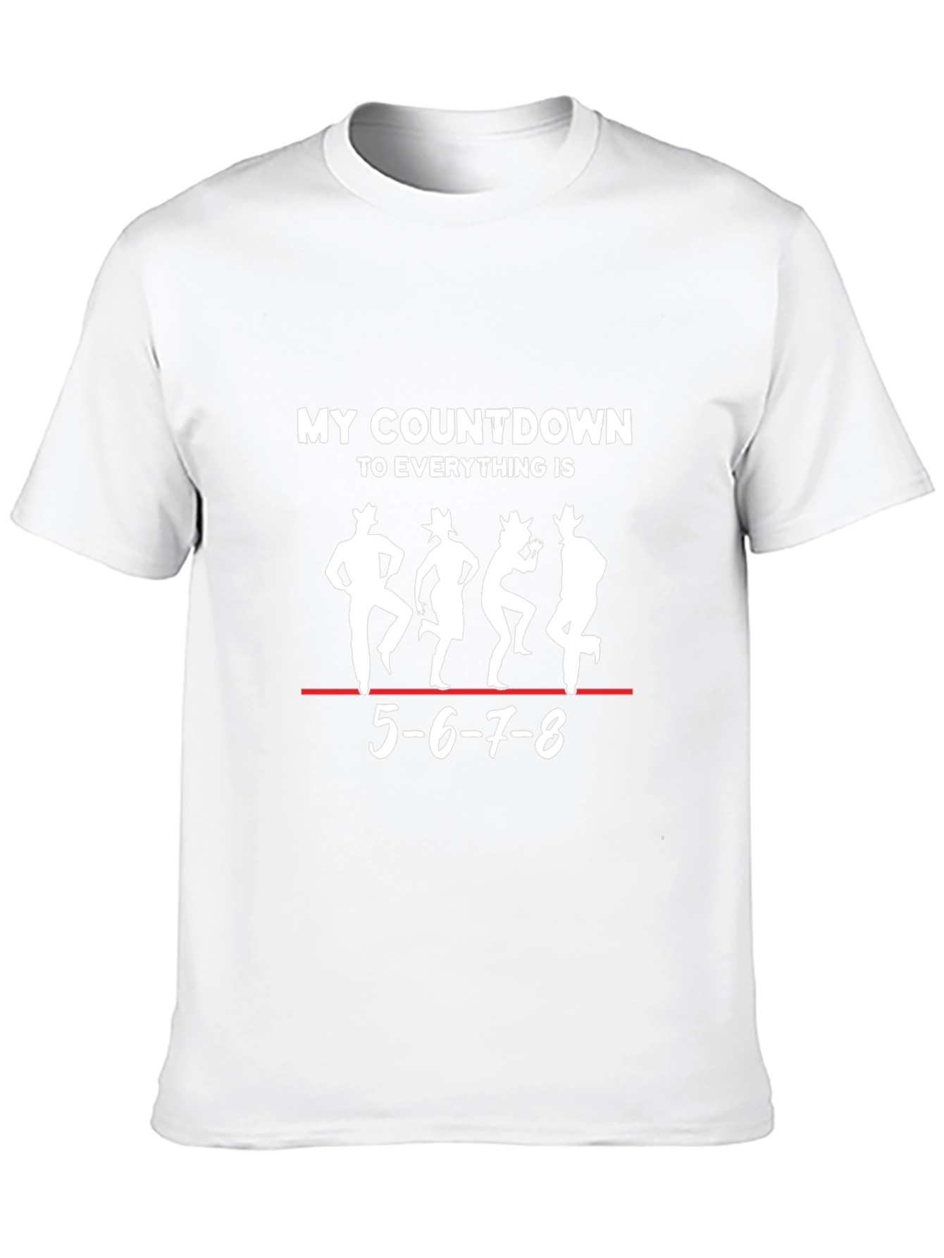 Countdown Dance T-Shirt - Line Dancing Design