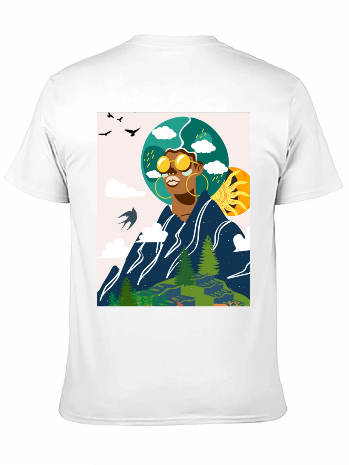 Nature Graphic Tee - Black