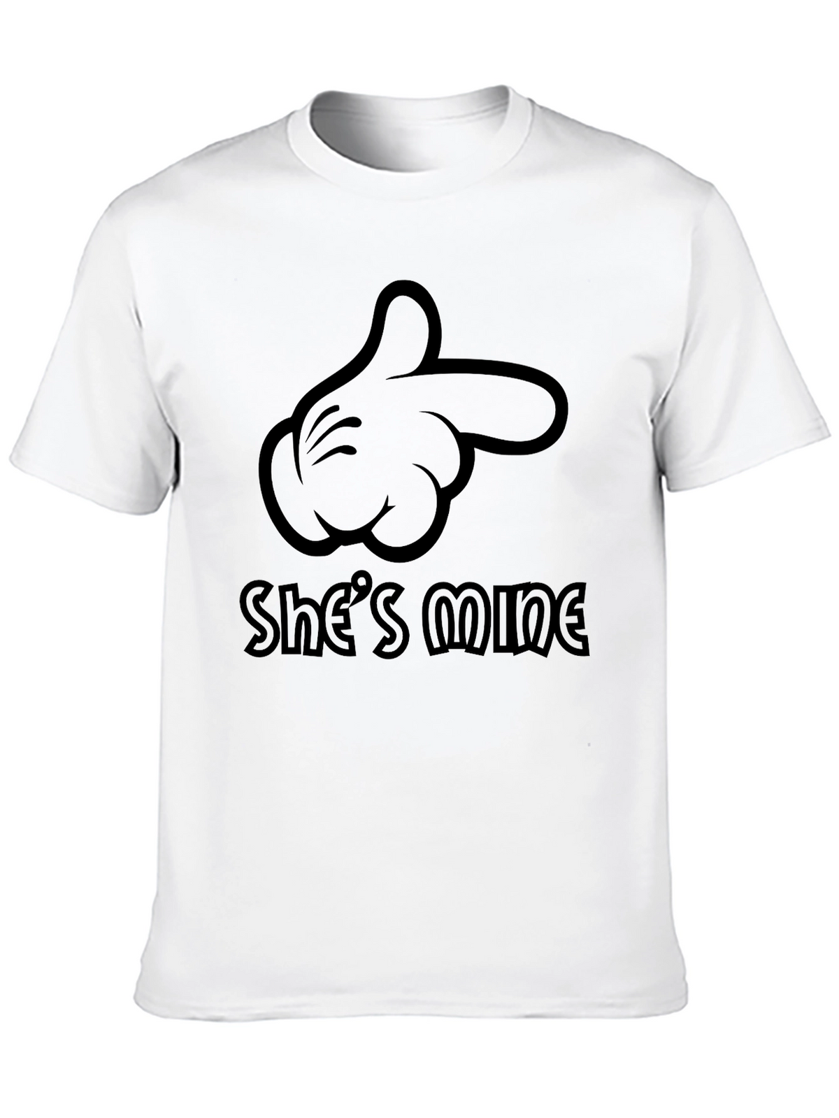 Shes Mine Graphic Tee - Black