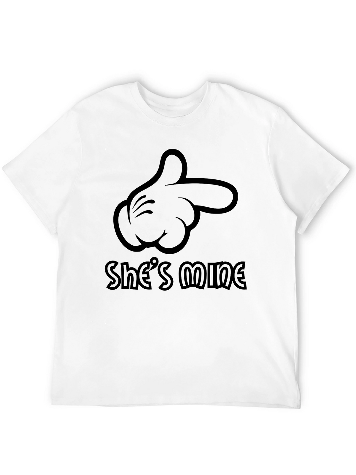 Shes Mine Graphic Tee - Black