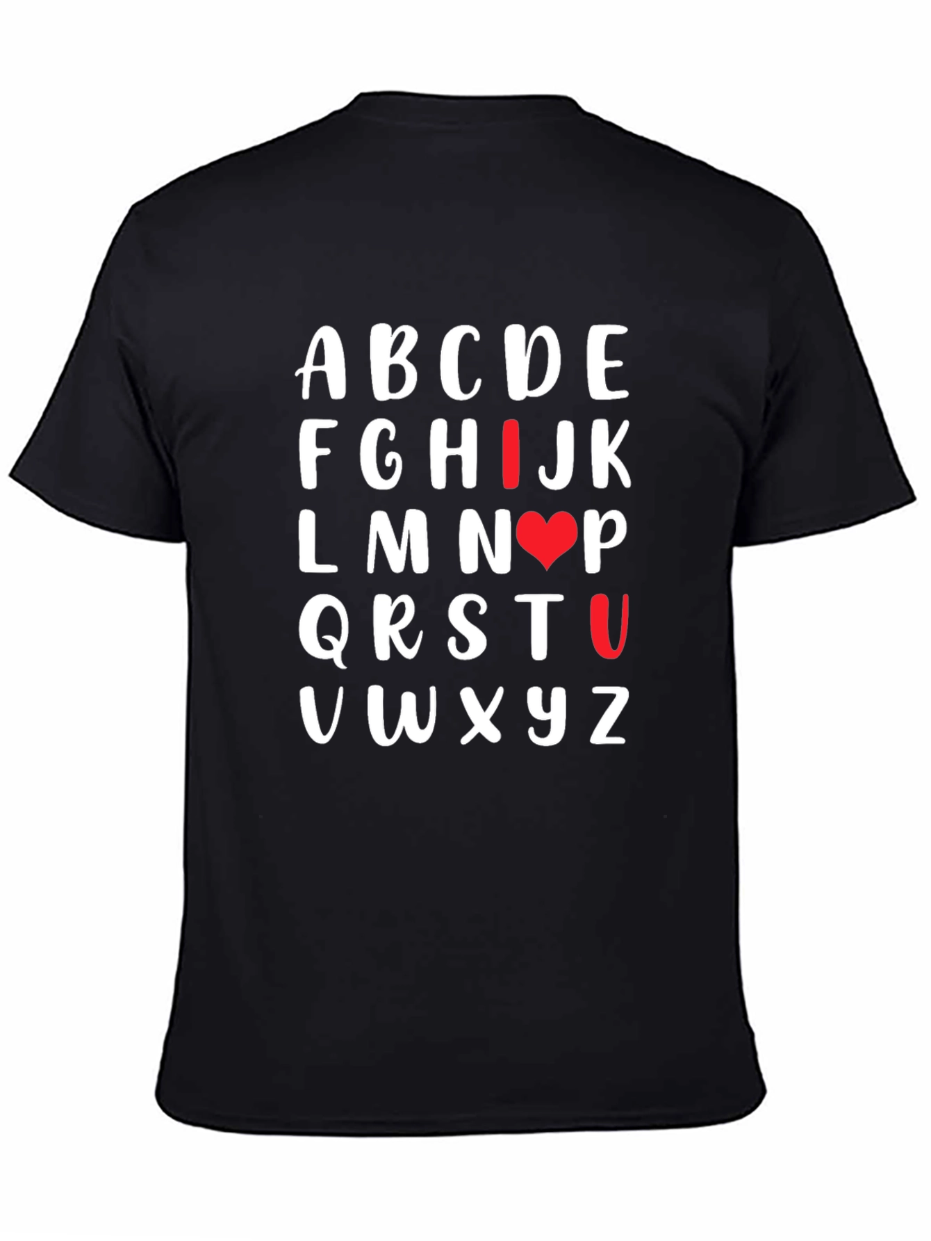 Alphabet Love T-Shirt - Express Your Affection!