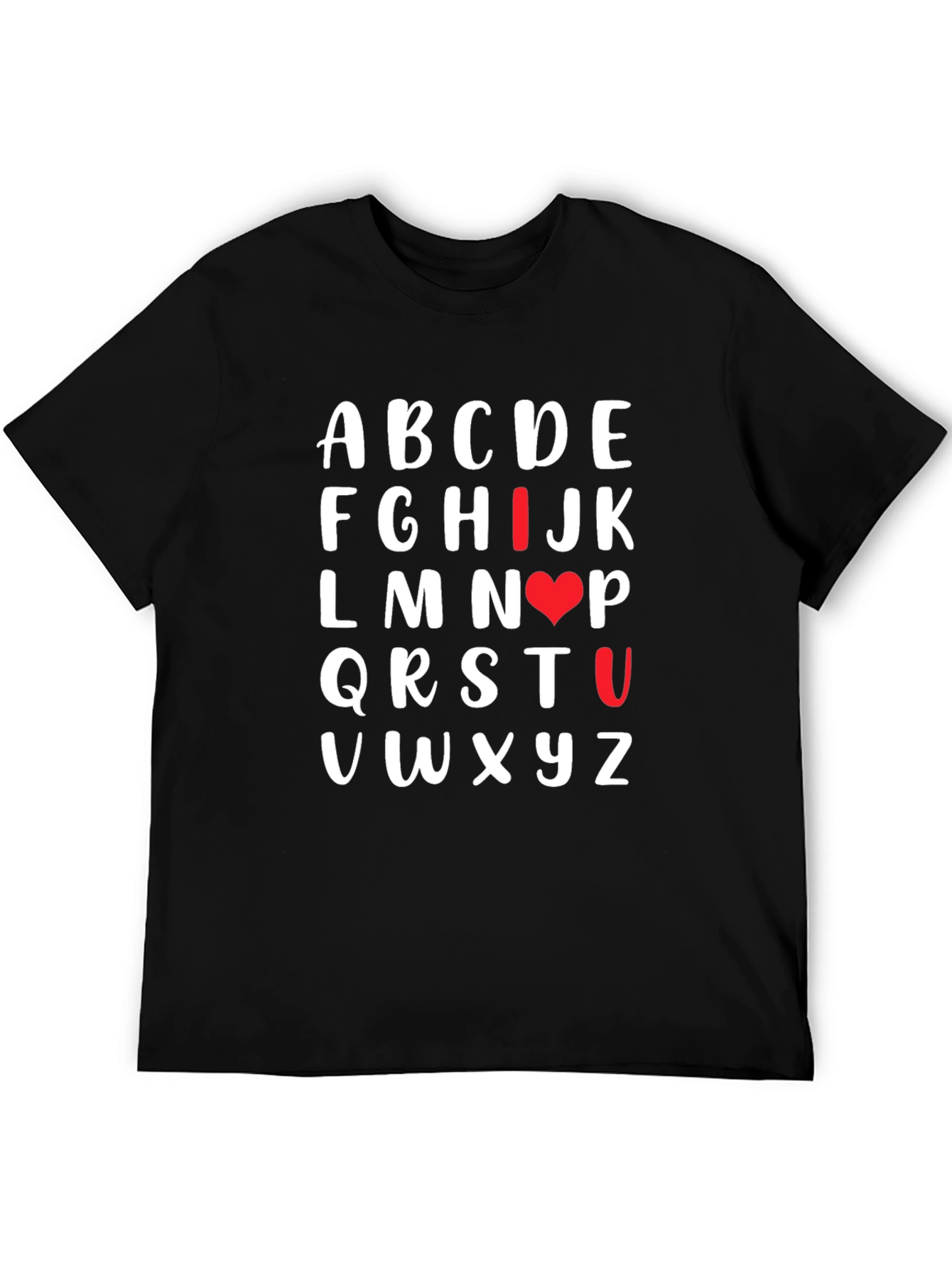 Alphabet Love T-Shirt - Express Your Affection!