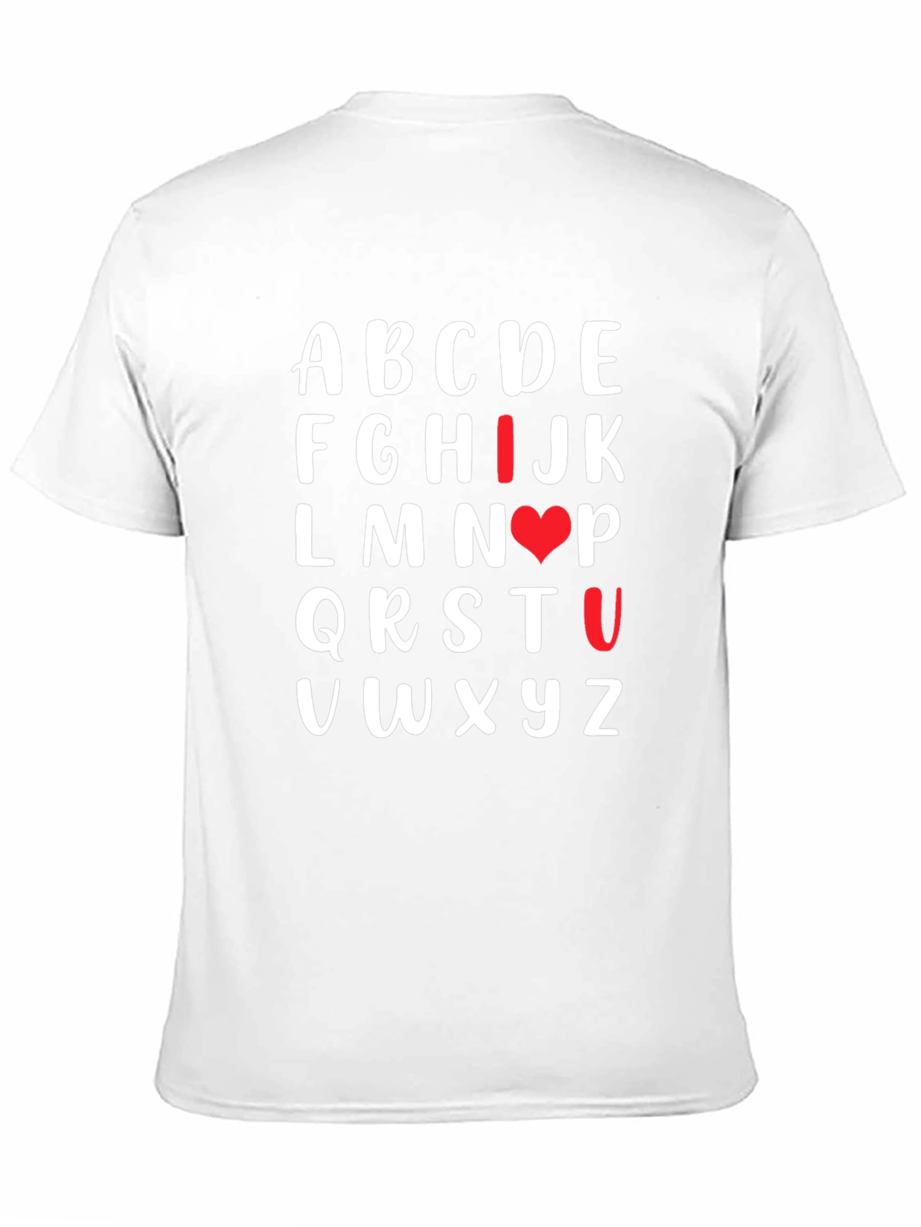 Alphabet Love T-Shirt - Express Your Affection!