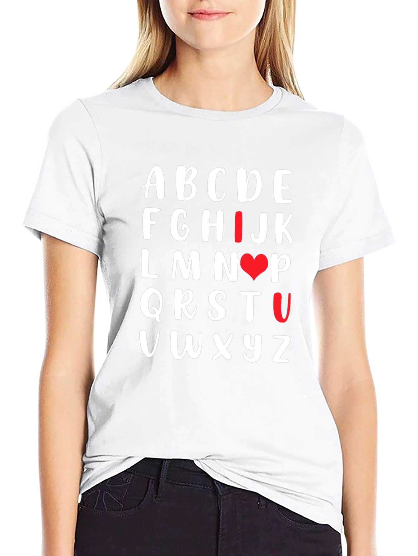 Alphabet Love T-Shirt - Express Your Affection!