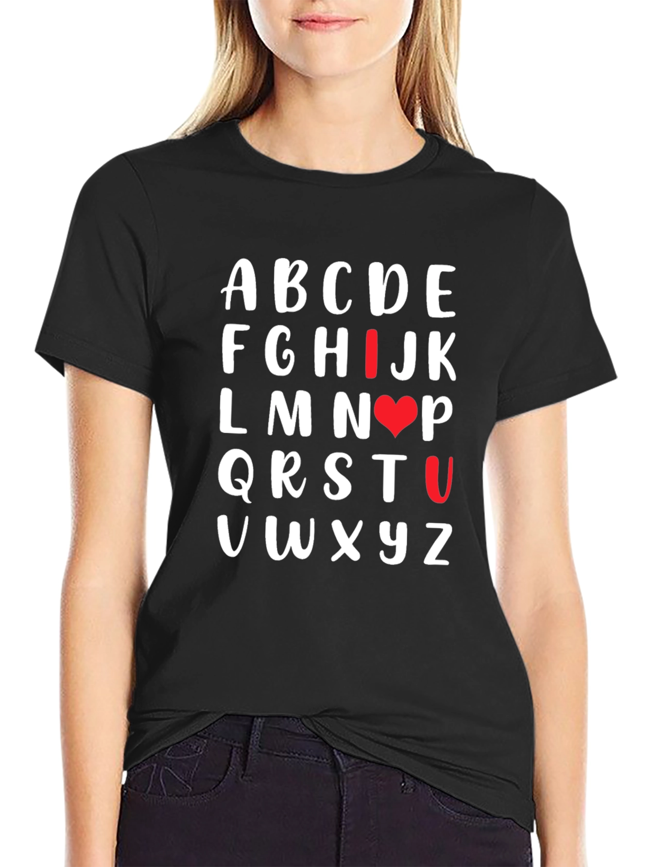 Alphabet Love T-Shirt - Express Your Affection!