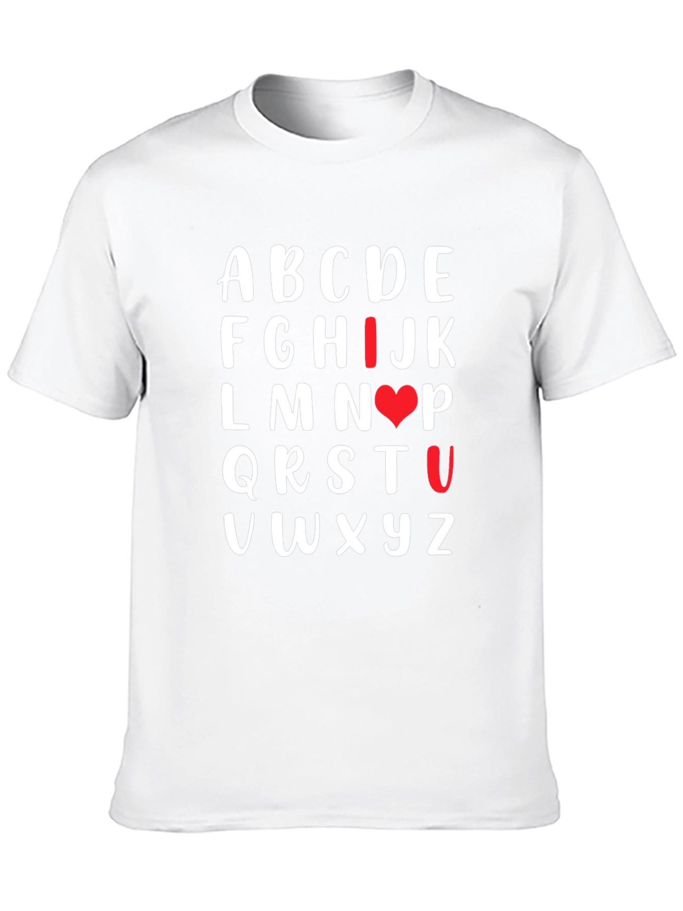 Alphabet Love T-Shirt - Express Your Affection!