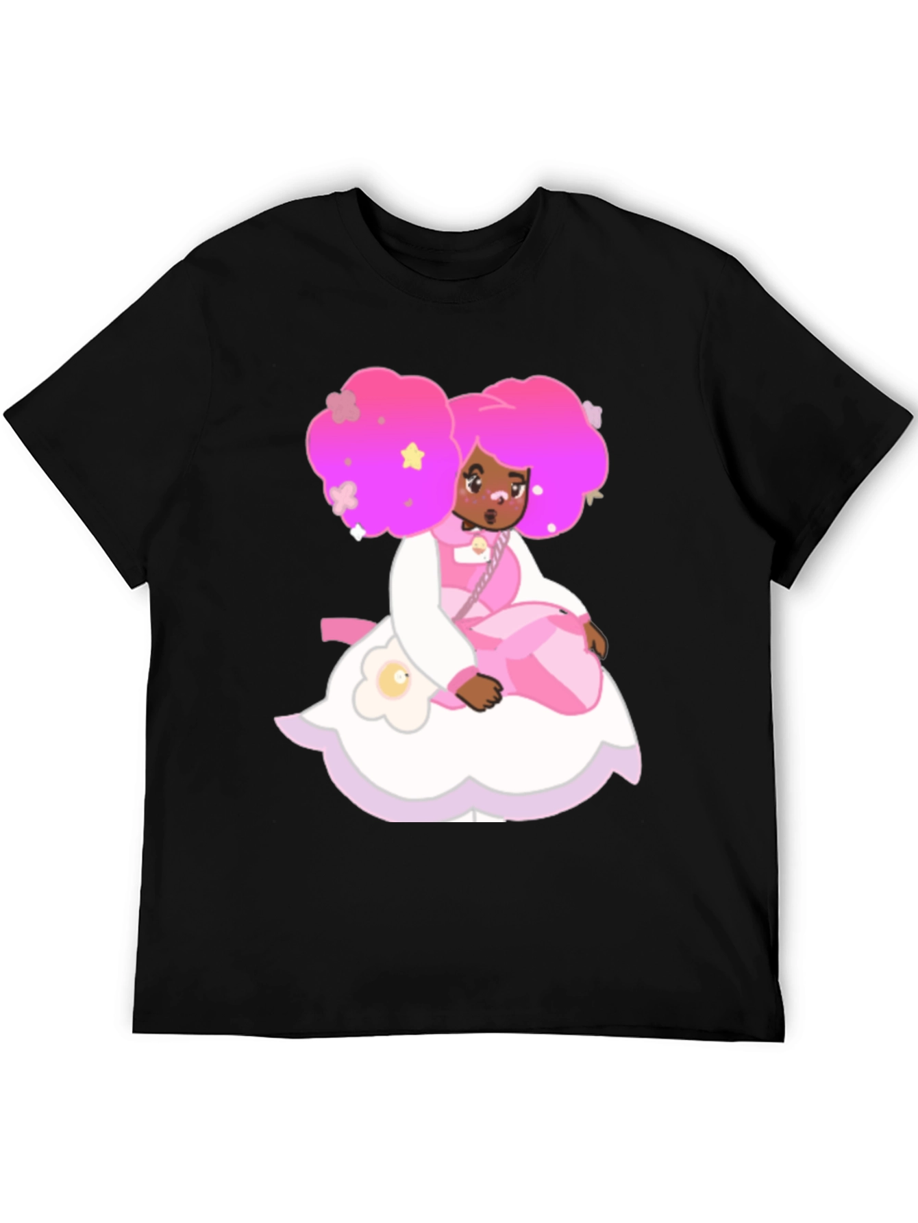 Cartoon Character Print T-Shirt