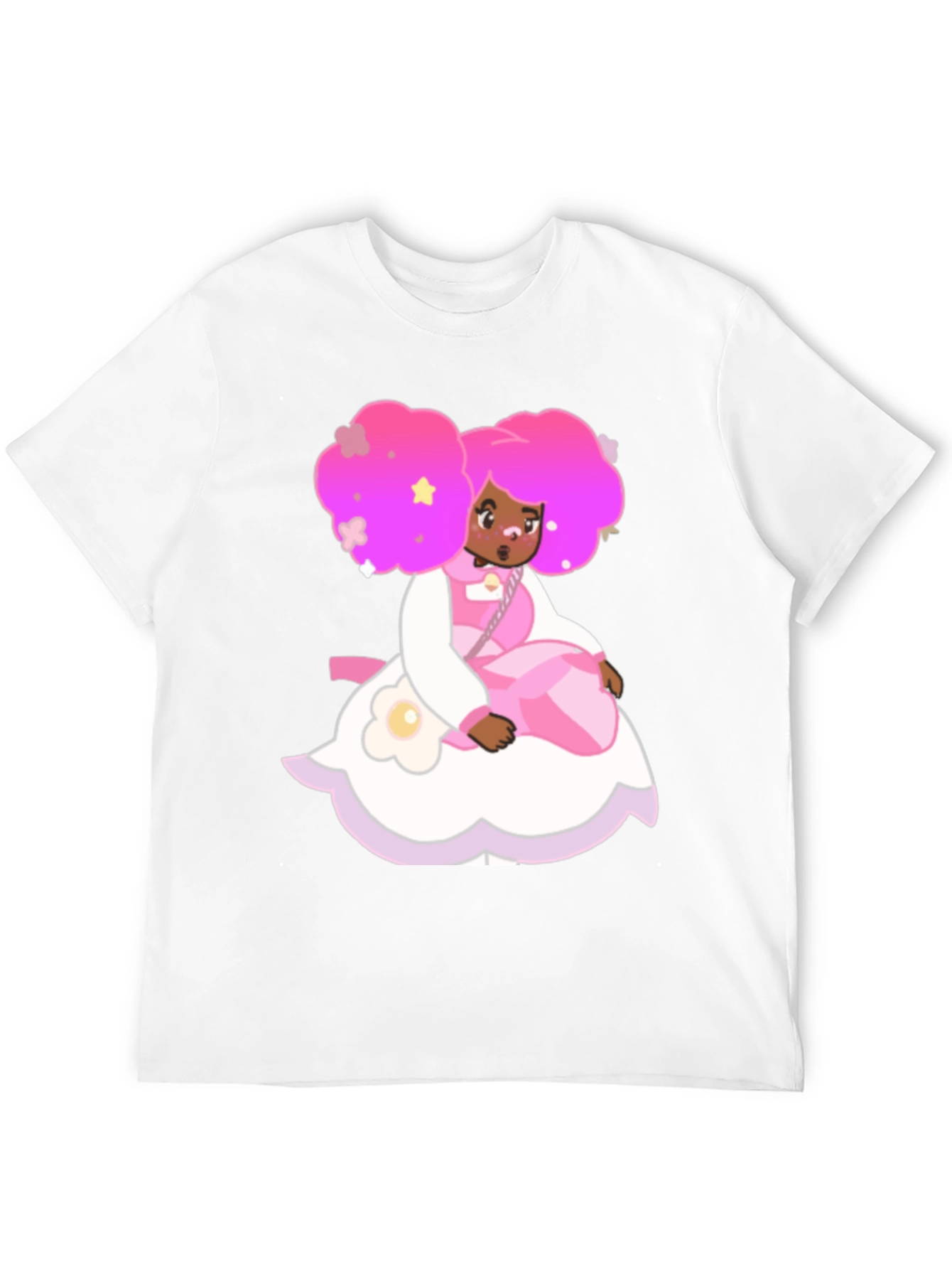 Cartoon Character Print T-Shirt