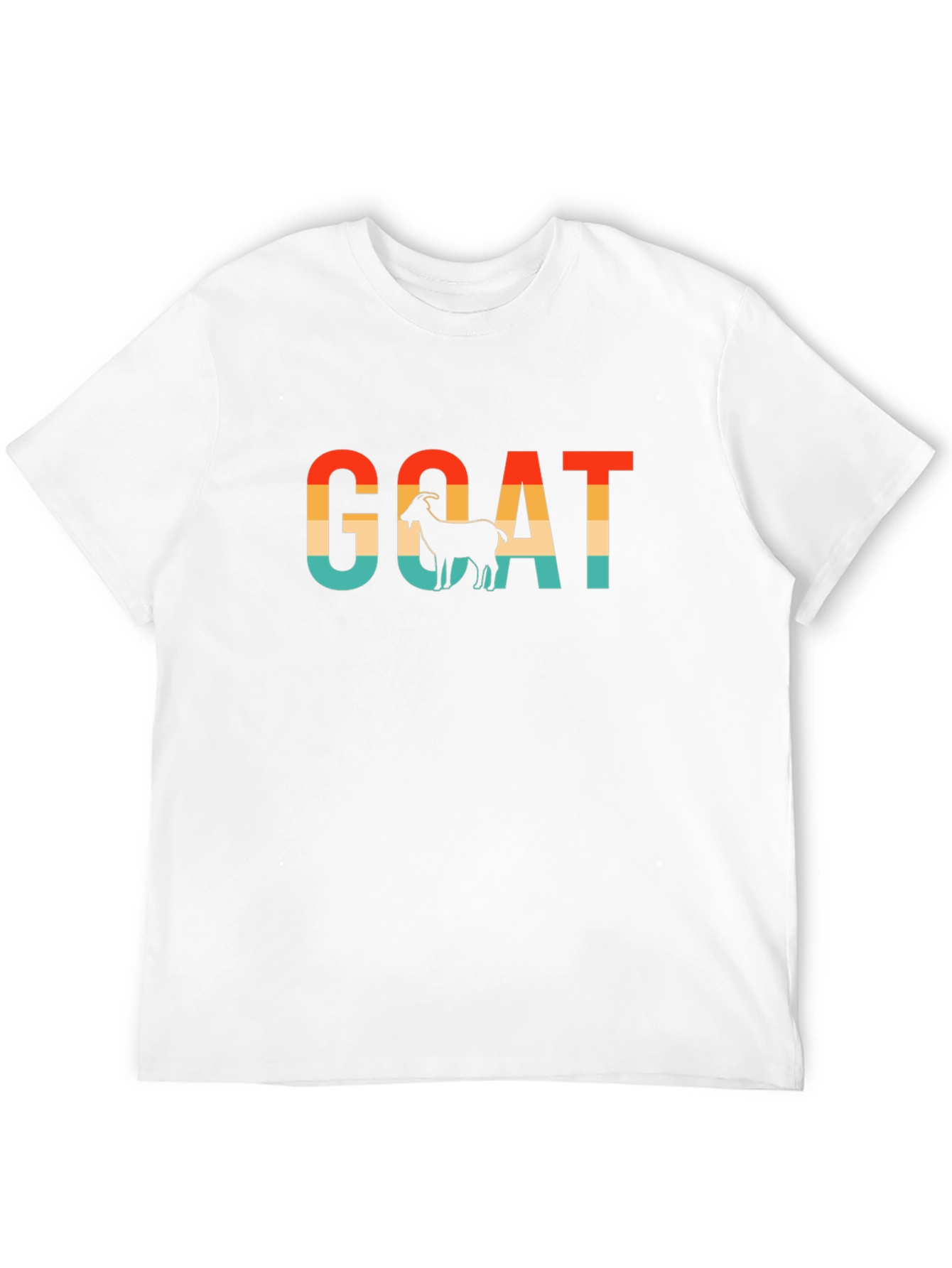 Retro GOAT Graphic T-Shirt - Black