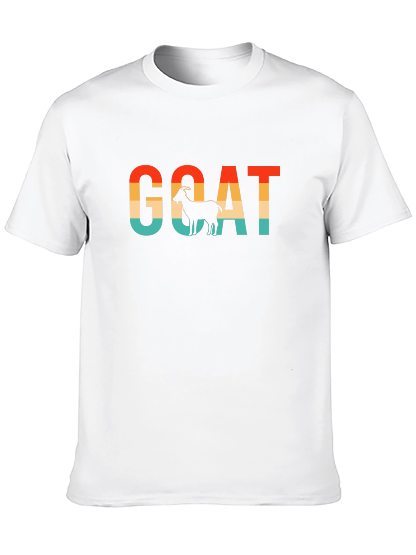 Retro GOAT Graphic T-Shirt - Black