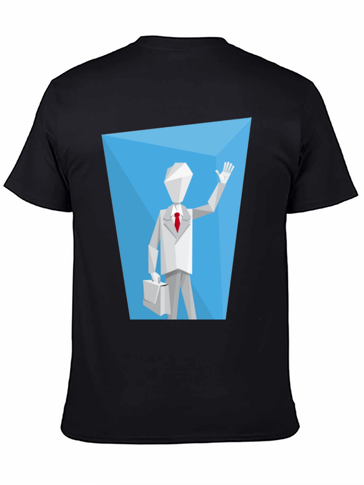 Geometric Man Graphic Tee - Modern Style