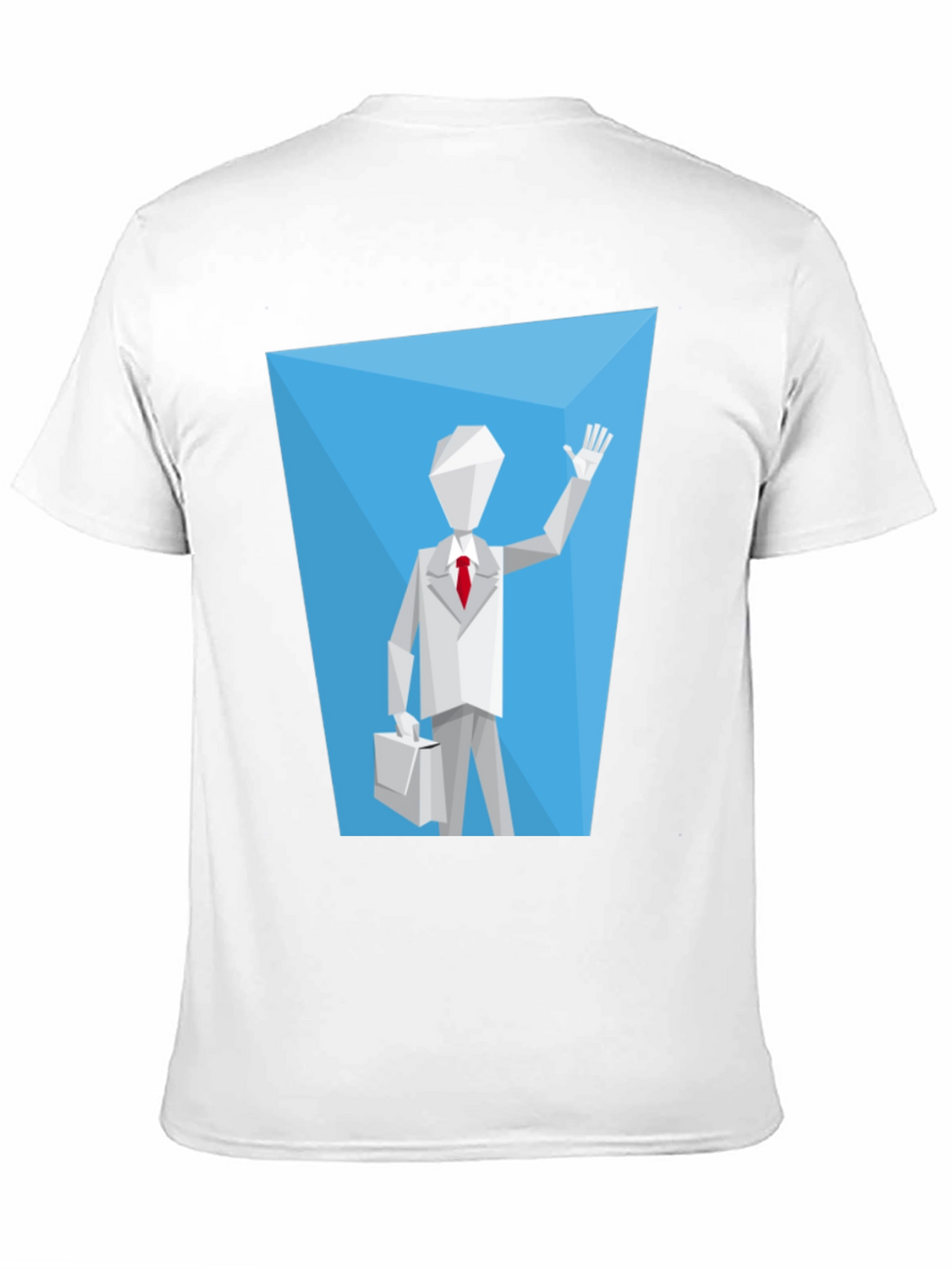 Geometric Man Graphic Tee - Modern Style